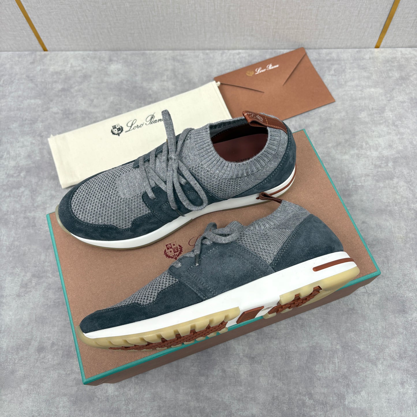 Light Grey, Blush Pink, Olive Green and Blue Grey Shoes