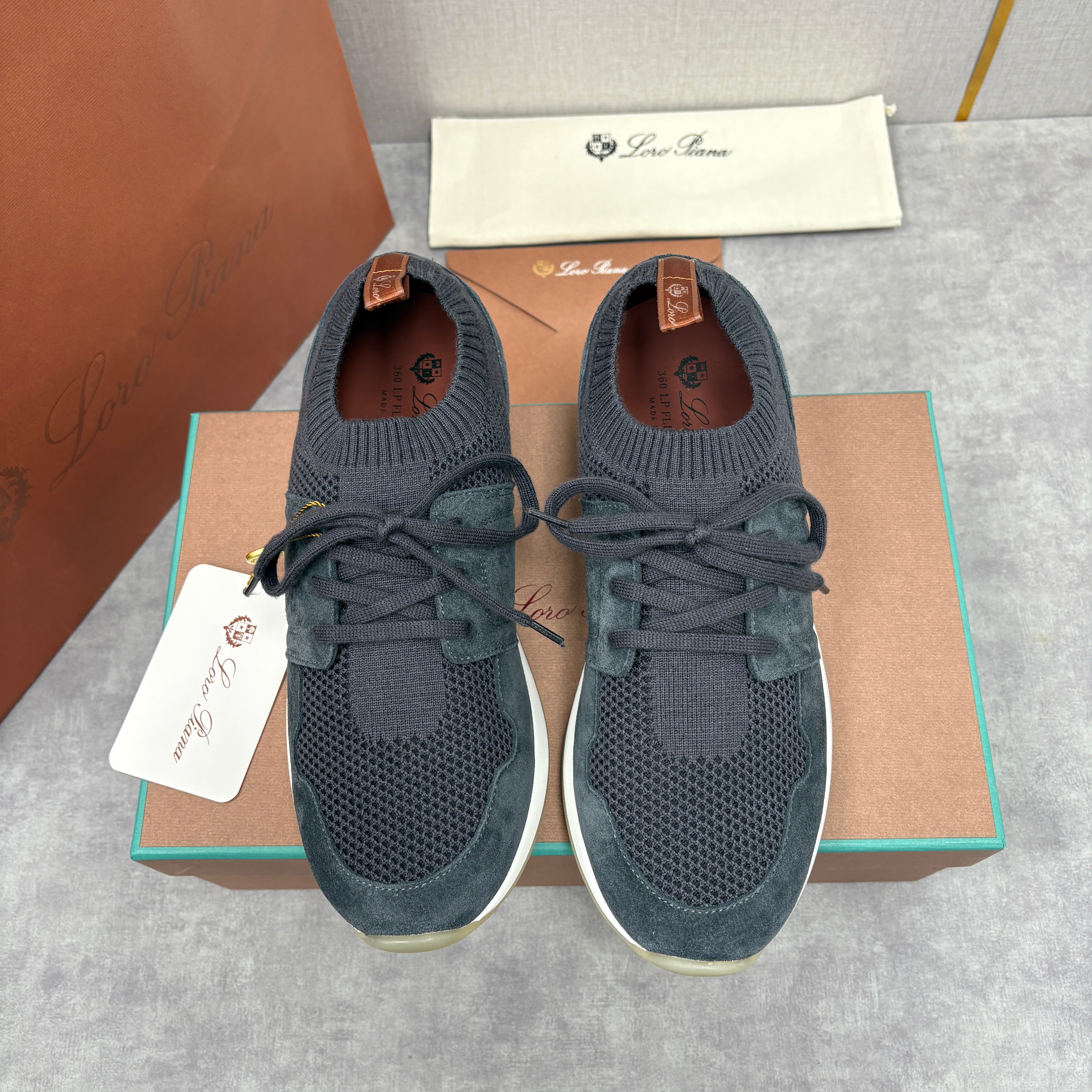 Light grey, Dark grey, Blue and Black shoes - FashionHype.xyz