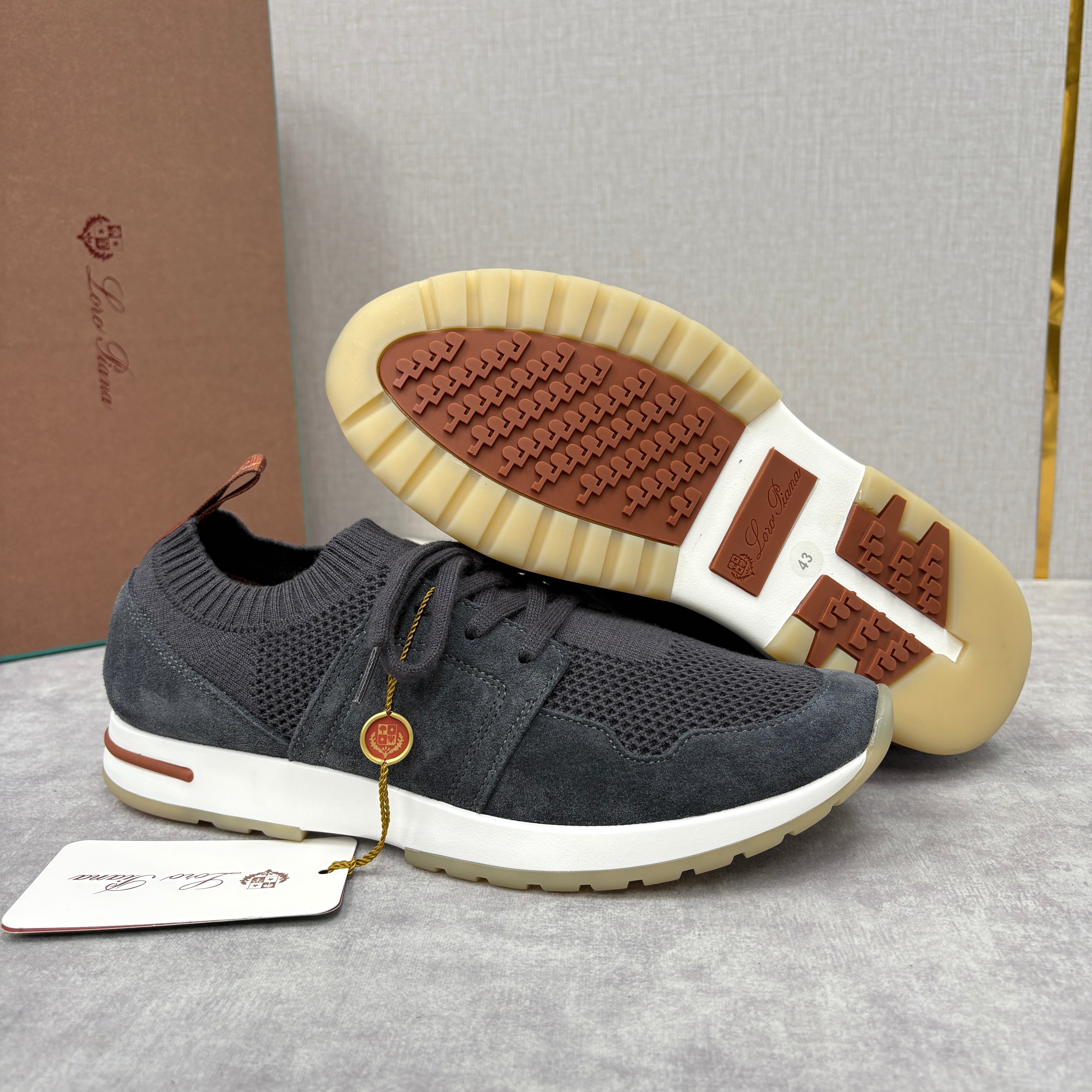 Light grey, Dark grey, Blue and Black shoes - FashionHype.xyz
