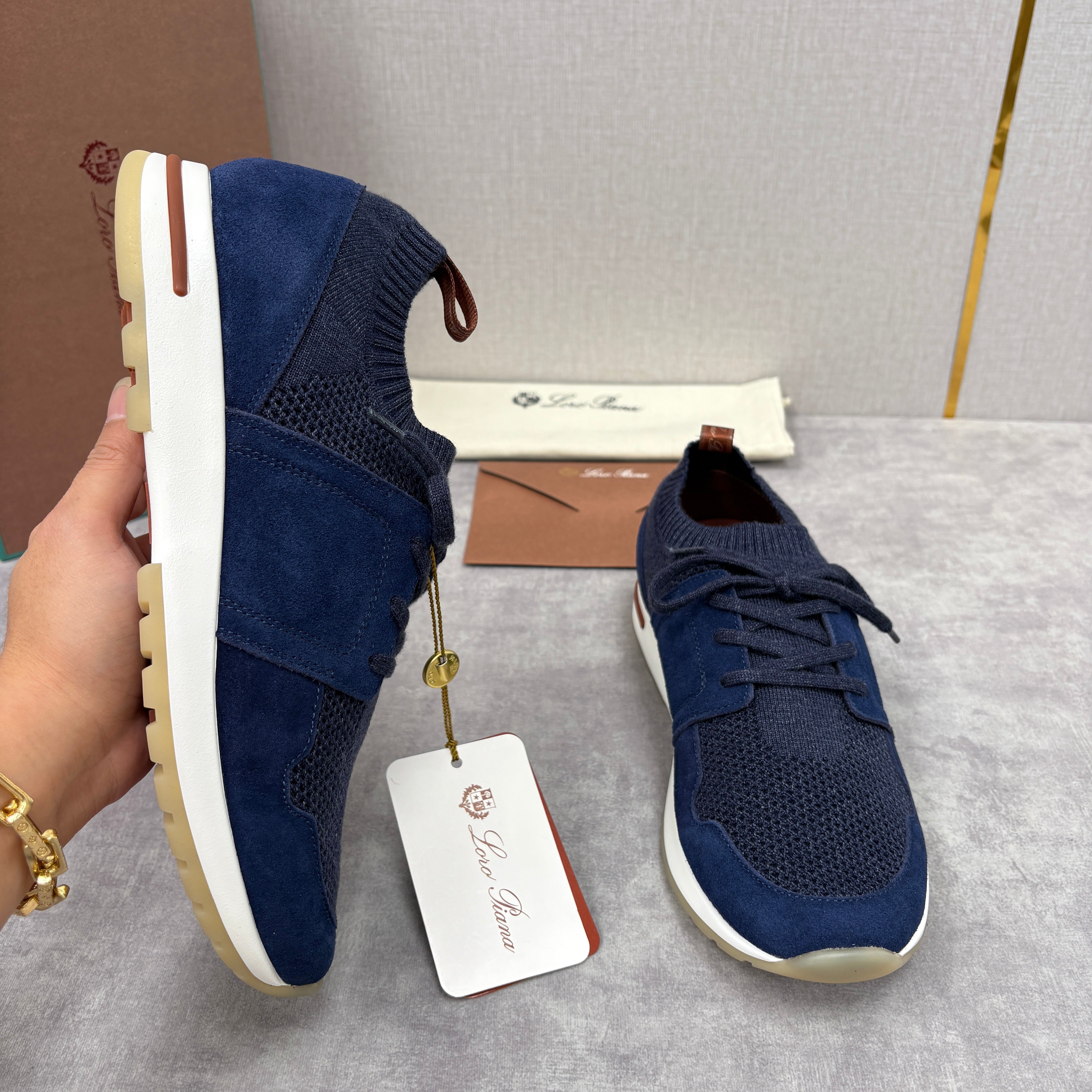 Light grey, Dark grey, Blue and Black shoes - FashionHype.xyz