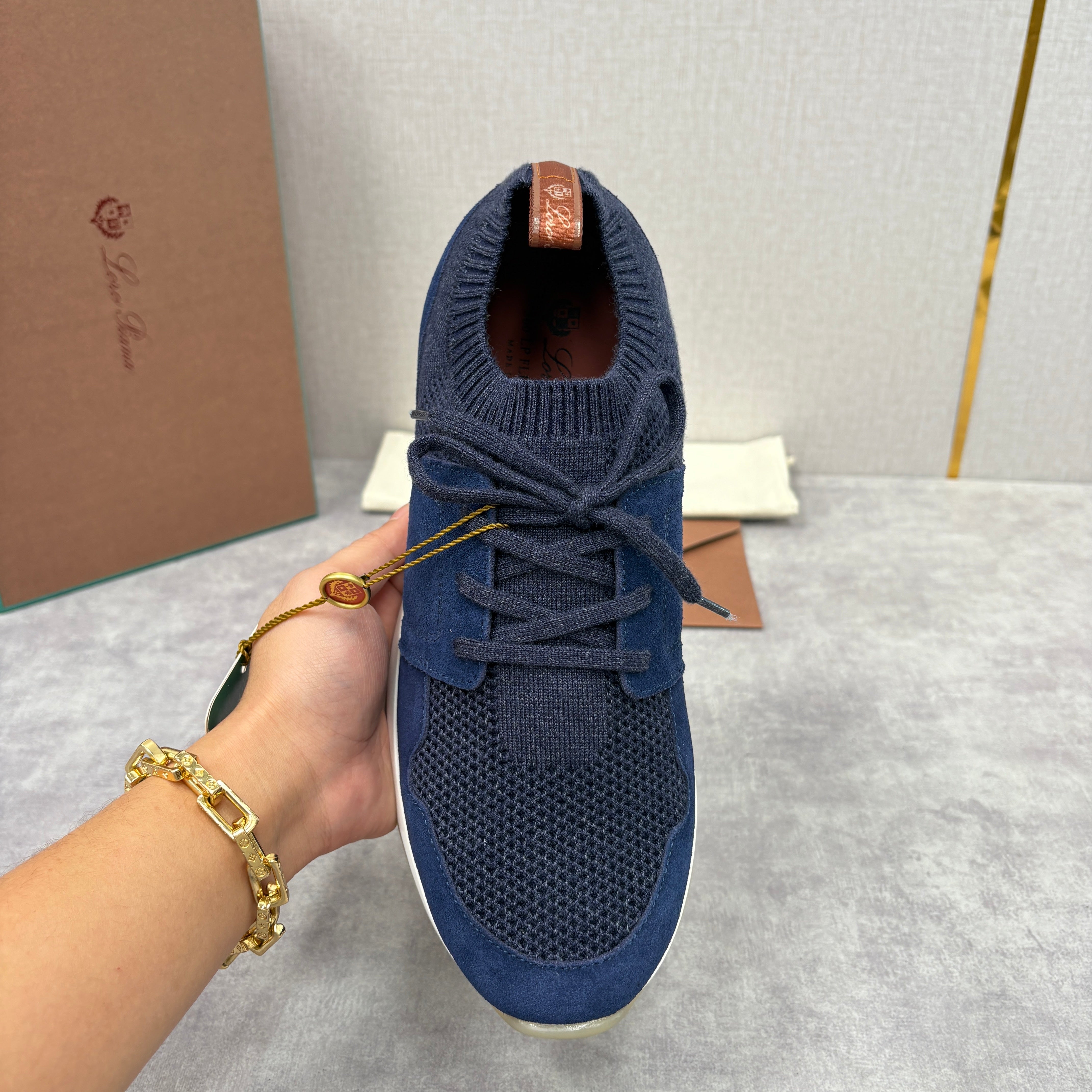 Light grey, Dark grey, Blue and Black shoes - FashionHype.xyz