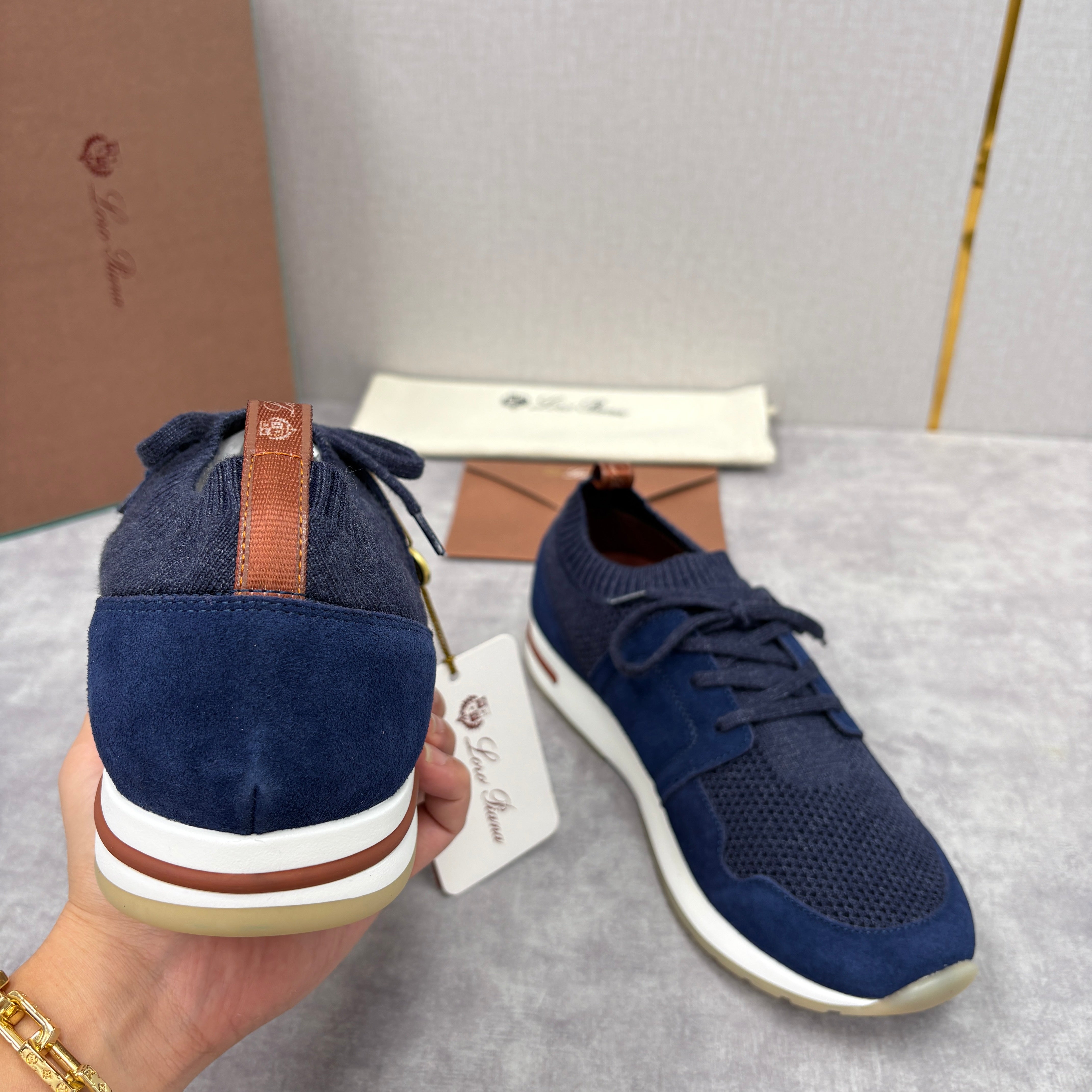 Light grey, Dark grey, Blue and Black shoes - FashionHype.xyz