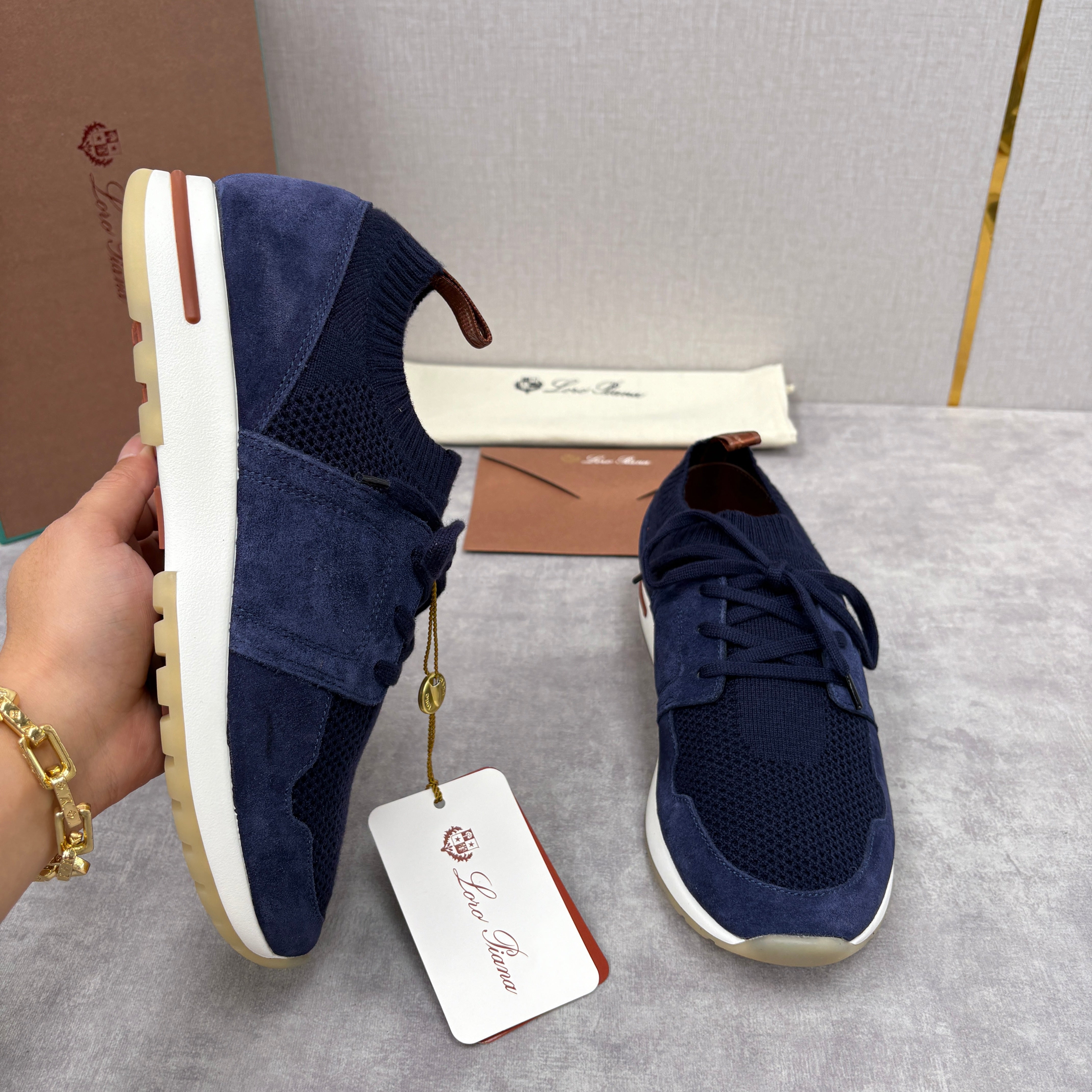 Light grey, Dark grey, Blue and Black shoes - FashionHype.xyz