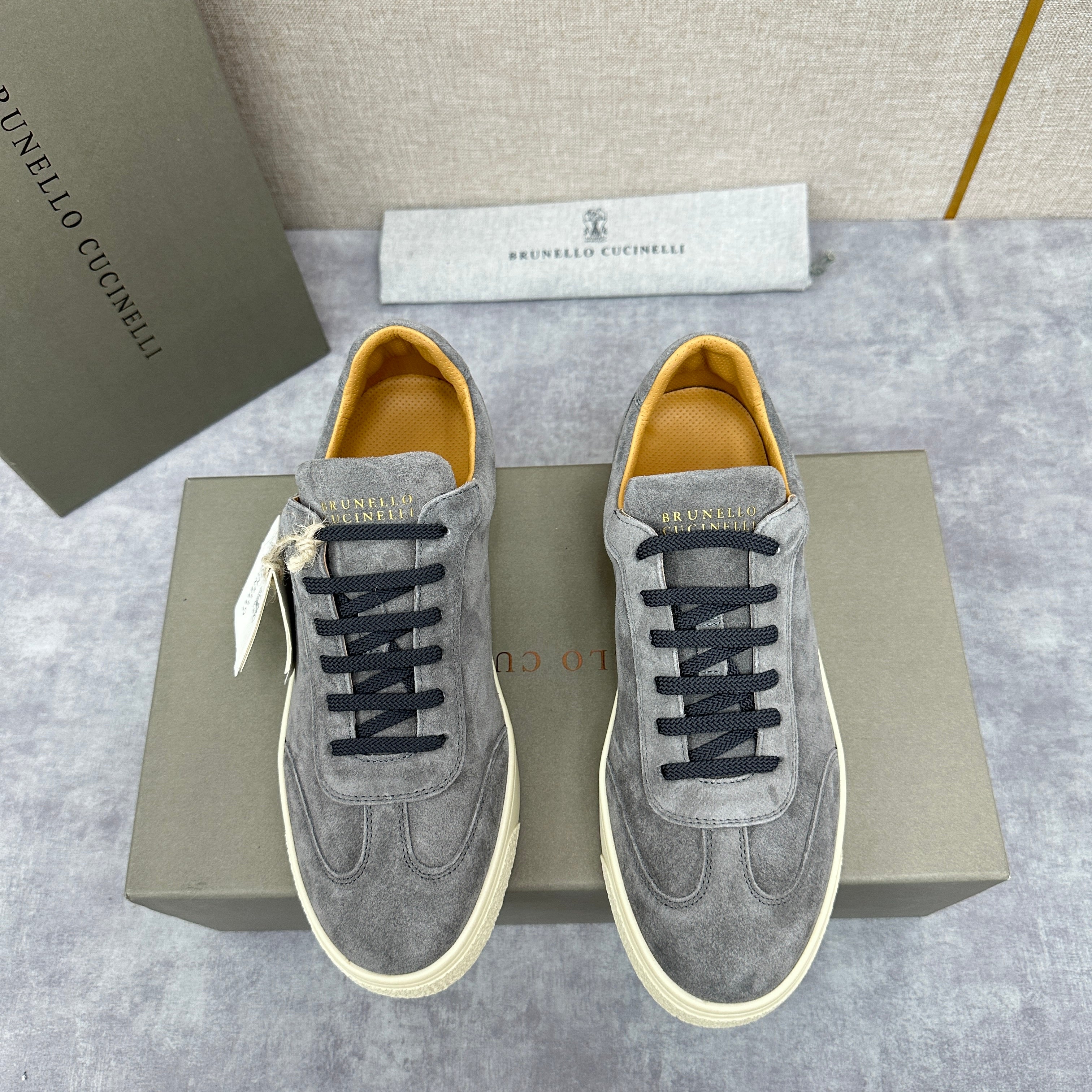 Taupe and Grey Shoes