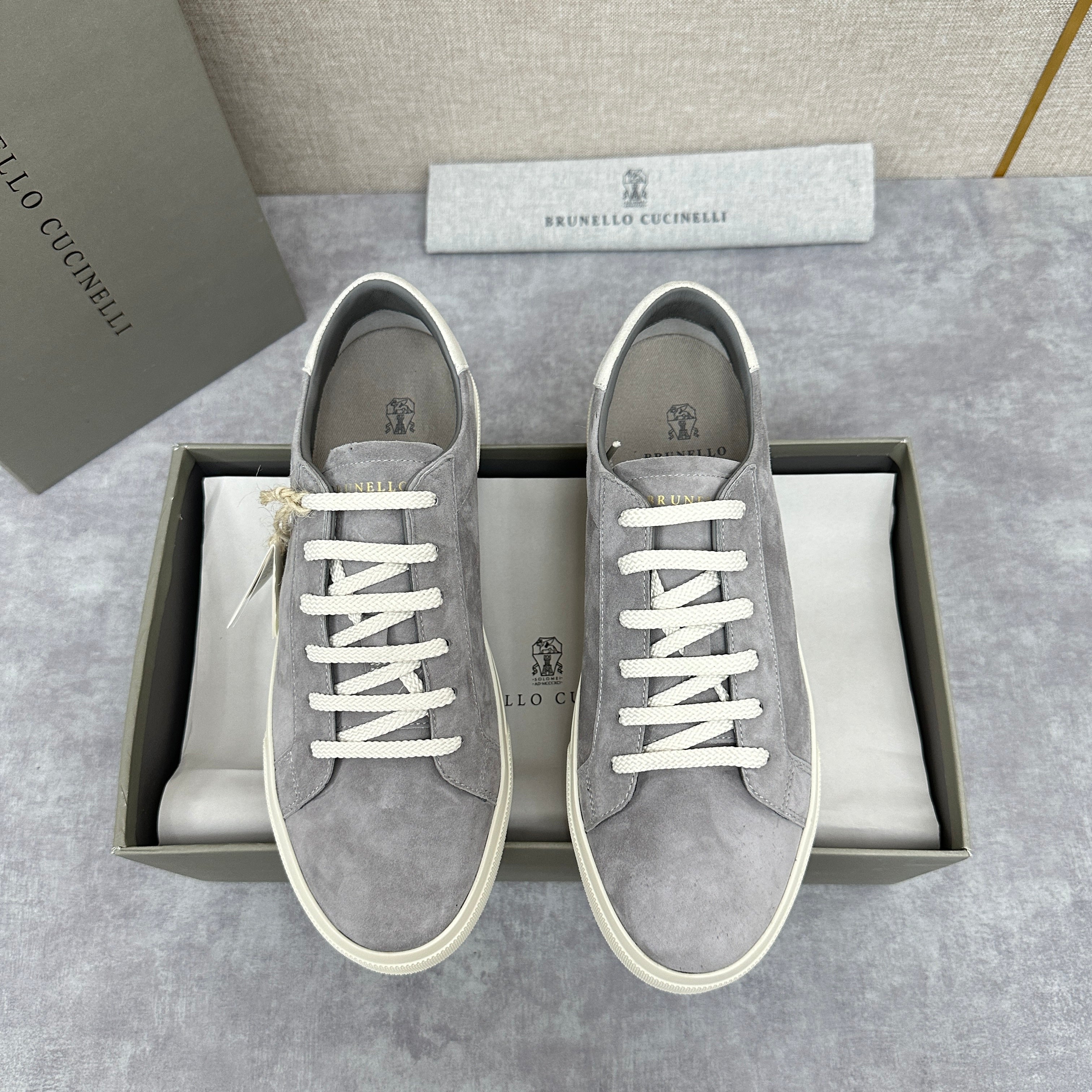 Light grey and Beige Shoes - FashionHype.xyz