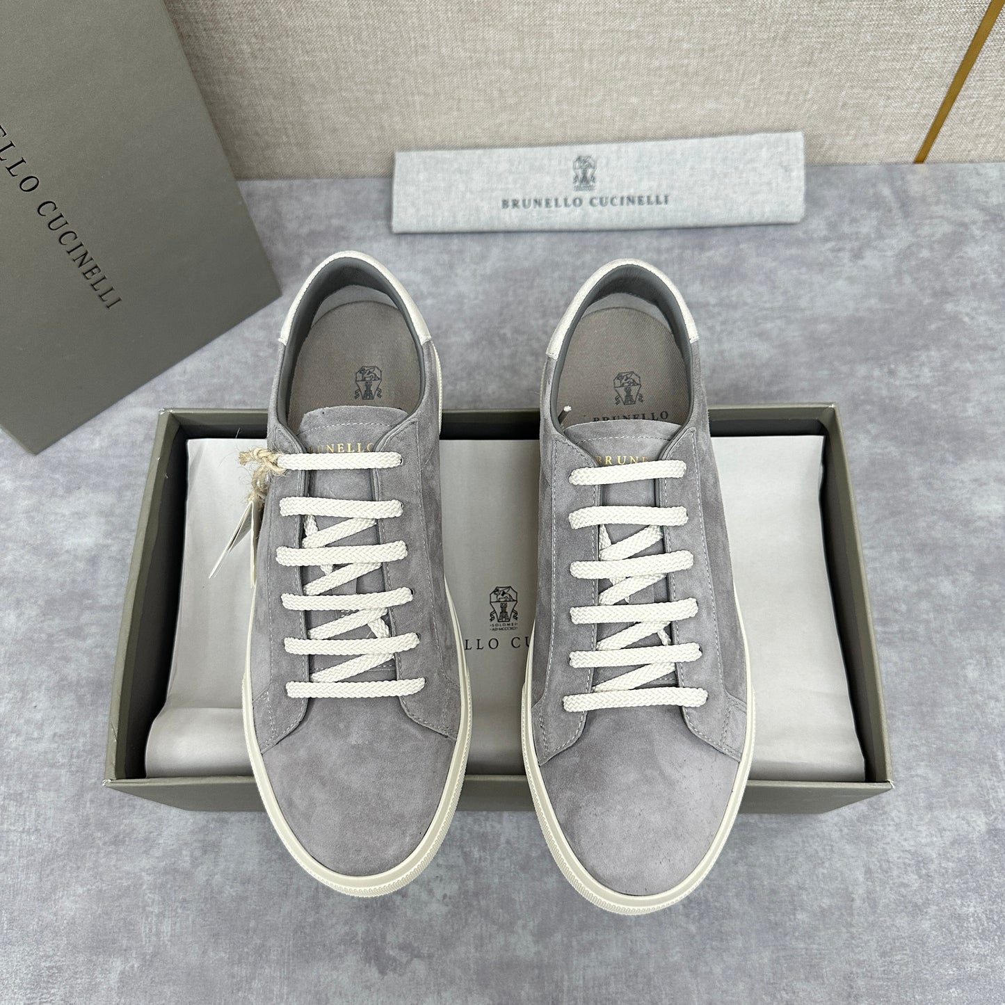 Light grey and Beige Shoes