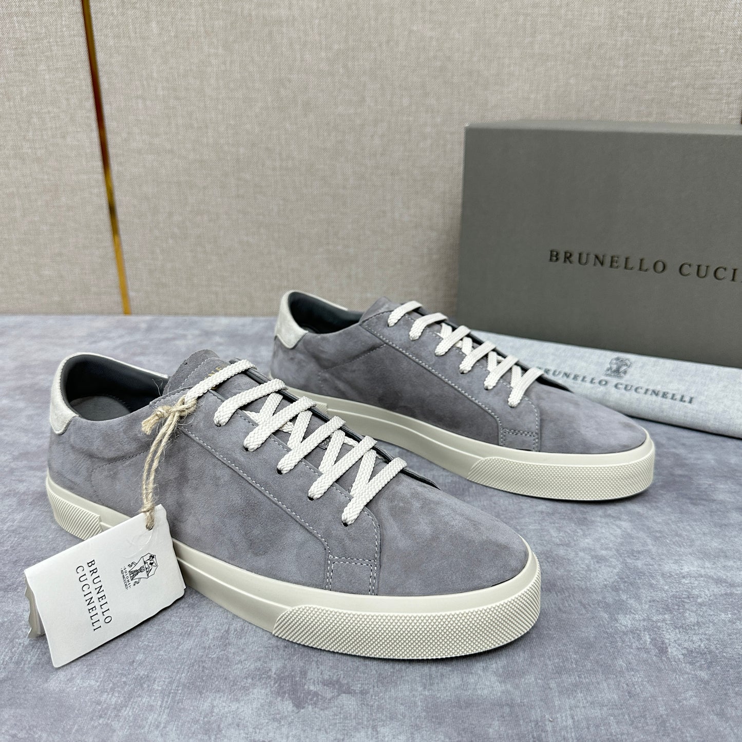 Light grey and Beige Shoes