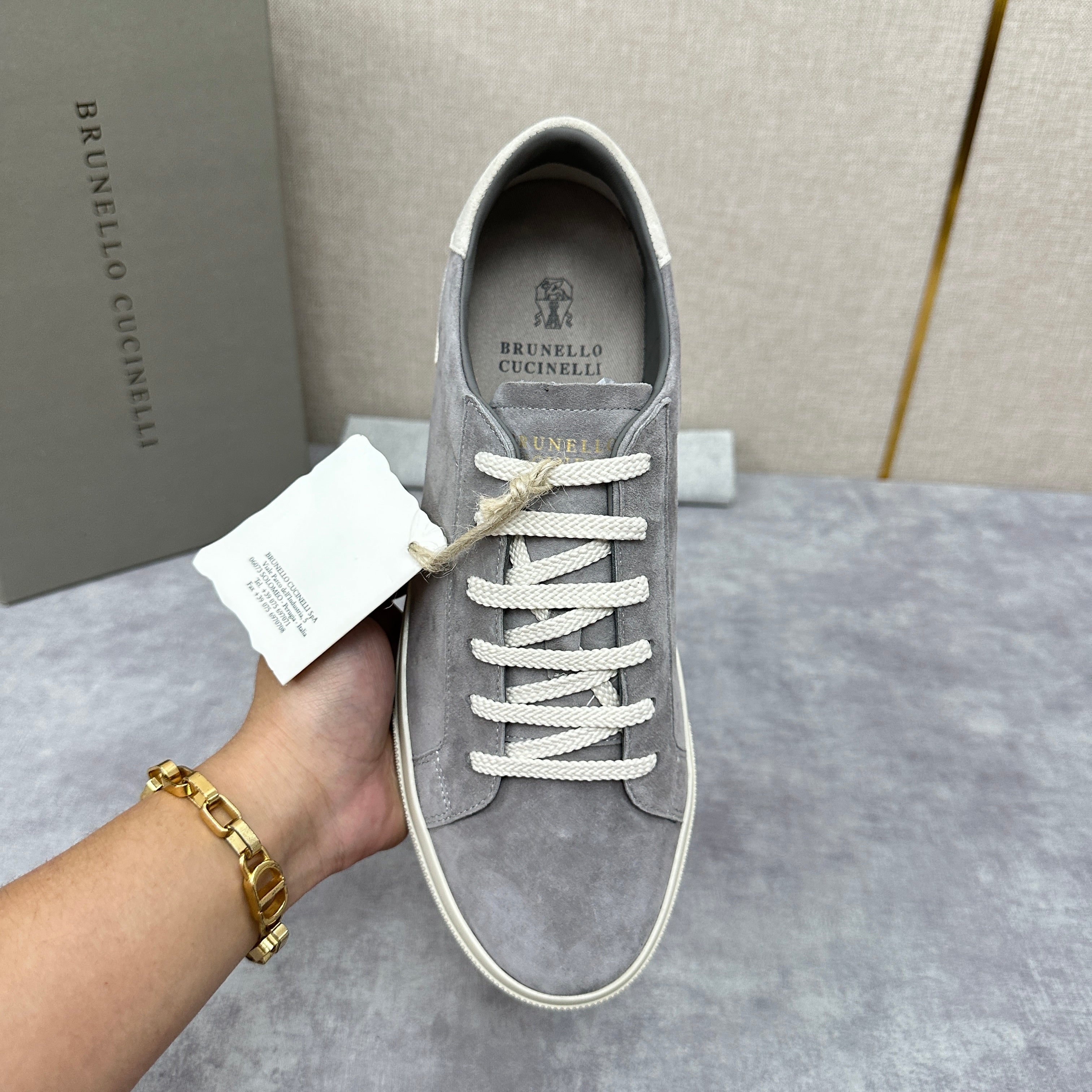 Light grey and Beige Shoes - FashionHype.xyz