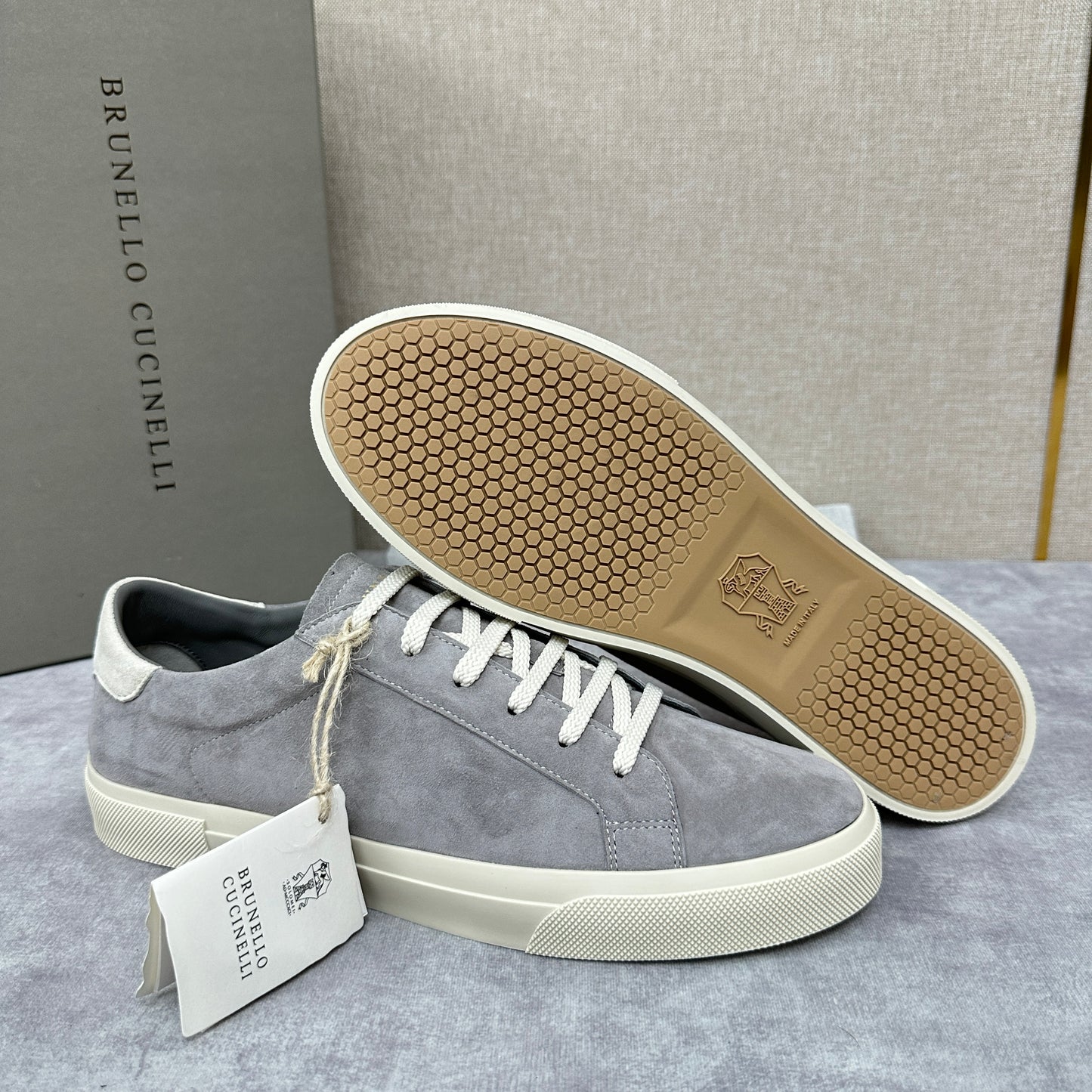 Light grey and Beige Shoes