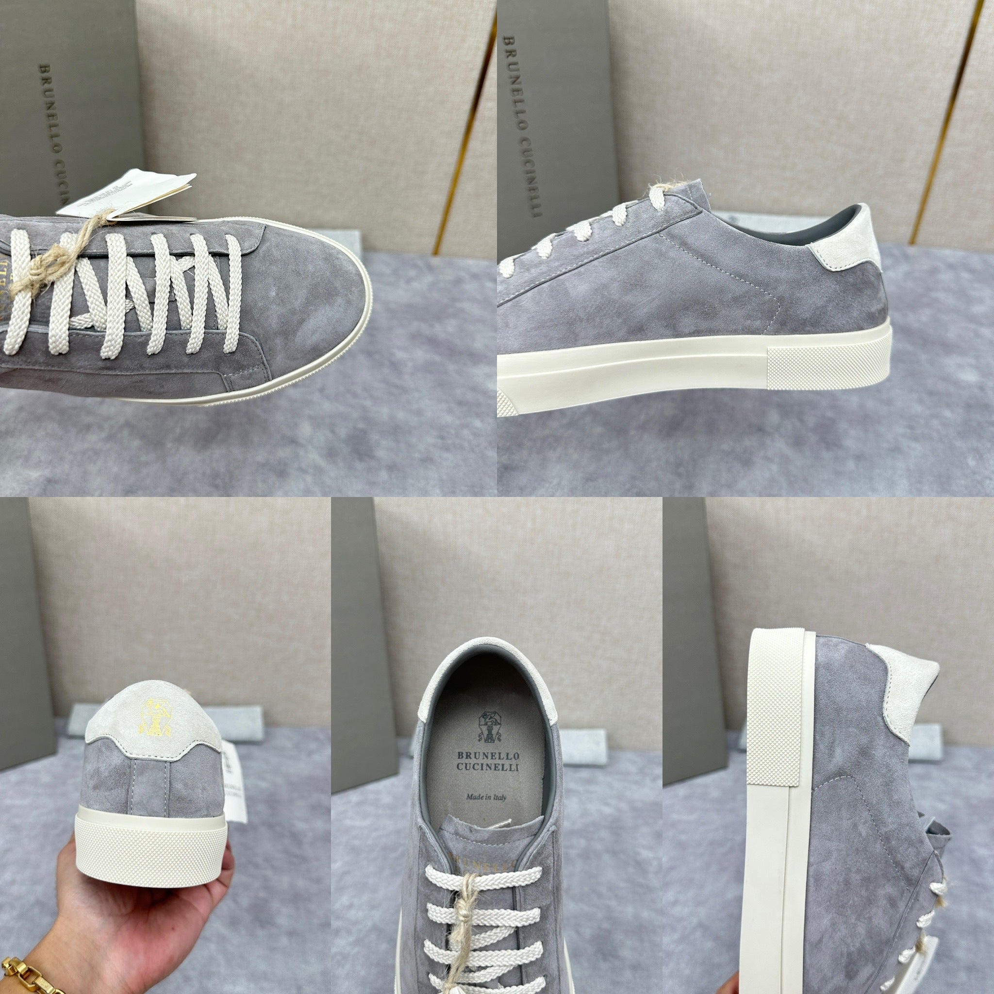Light grey and Beige Shoes - FashionHype.xyz