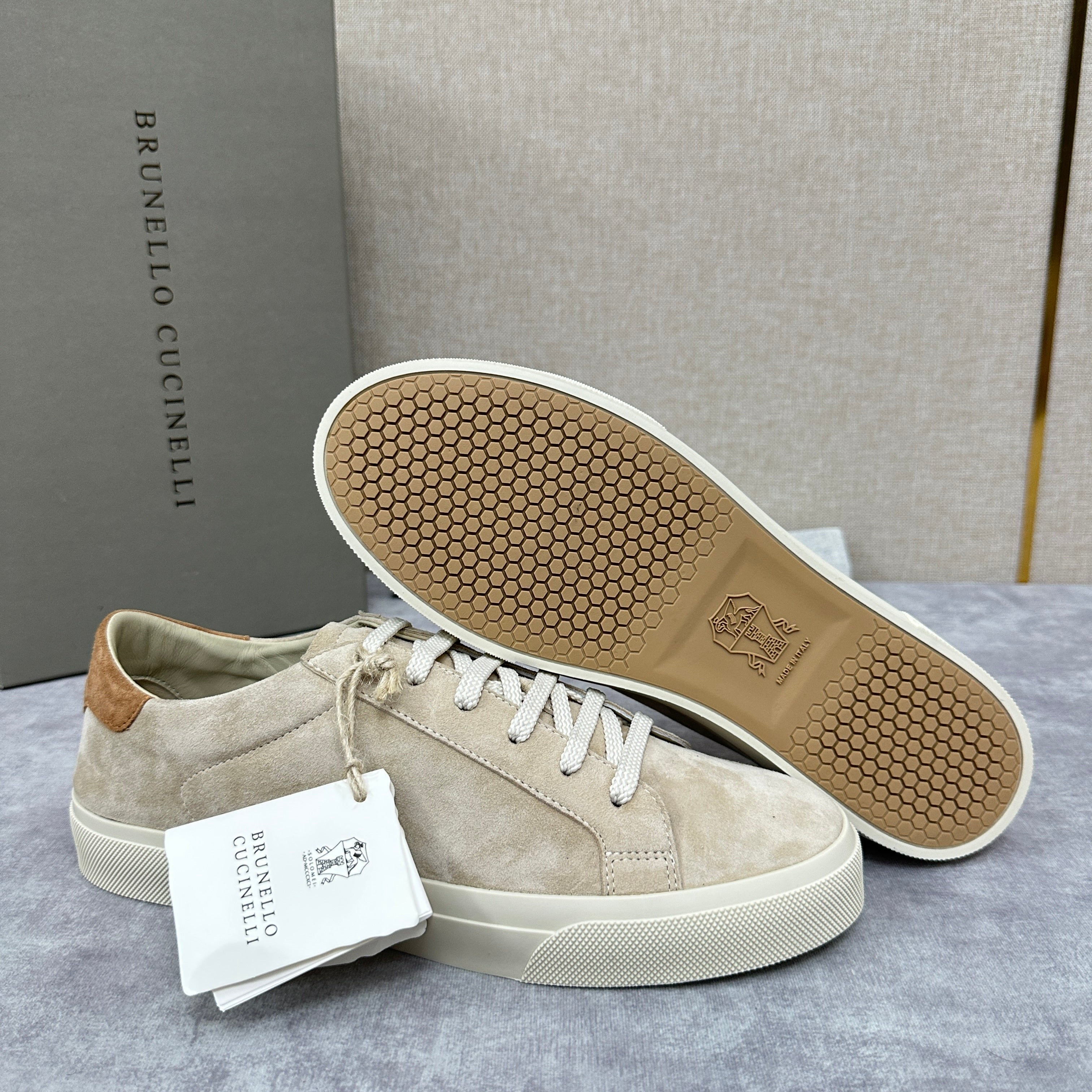 Light grey and Beige Shoes - FashionHype.xyz