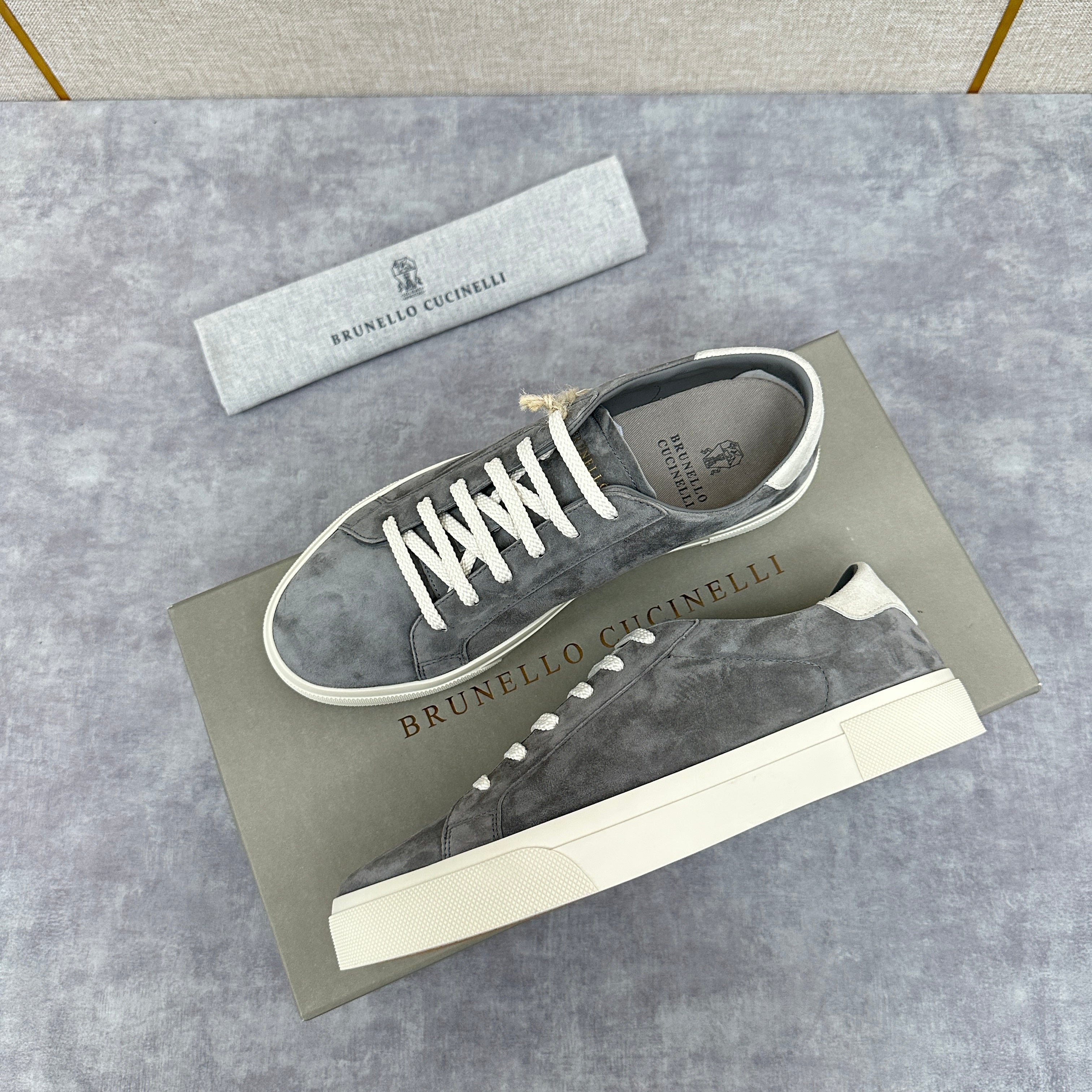 Grey, Blue Grey and Navy Blue Shoes