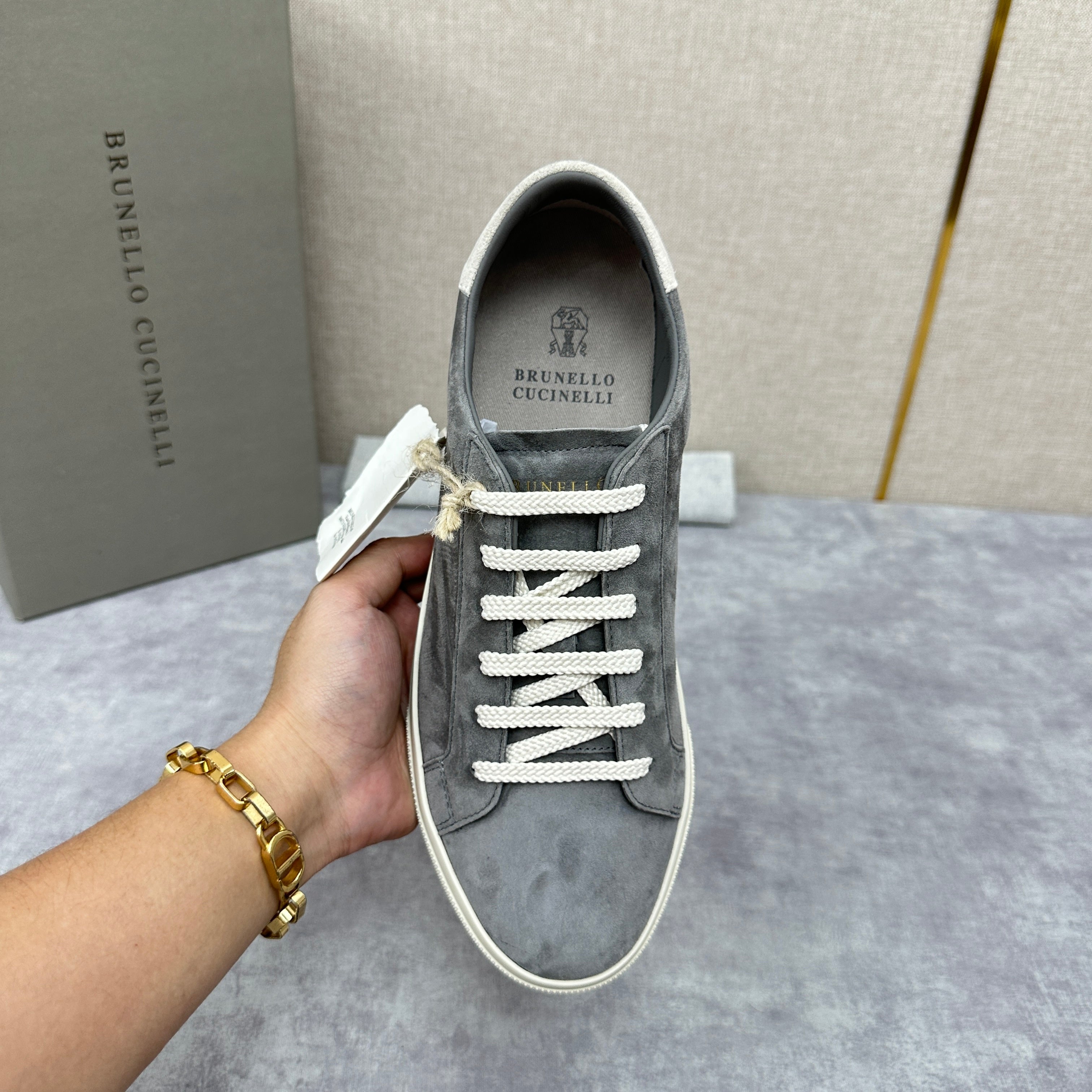 Grey, Blue Grey and Navy Blue Shoes