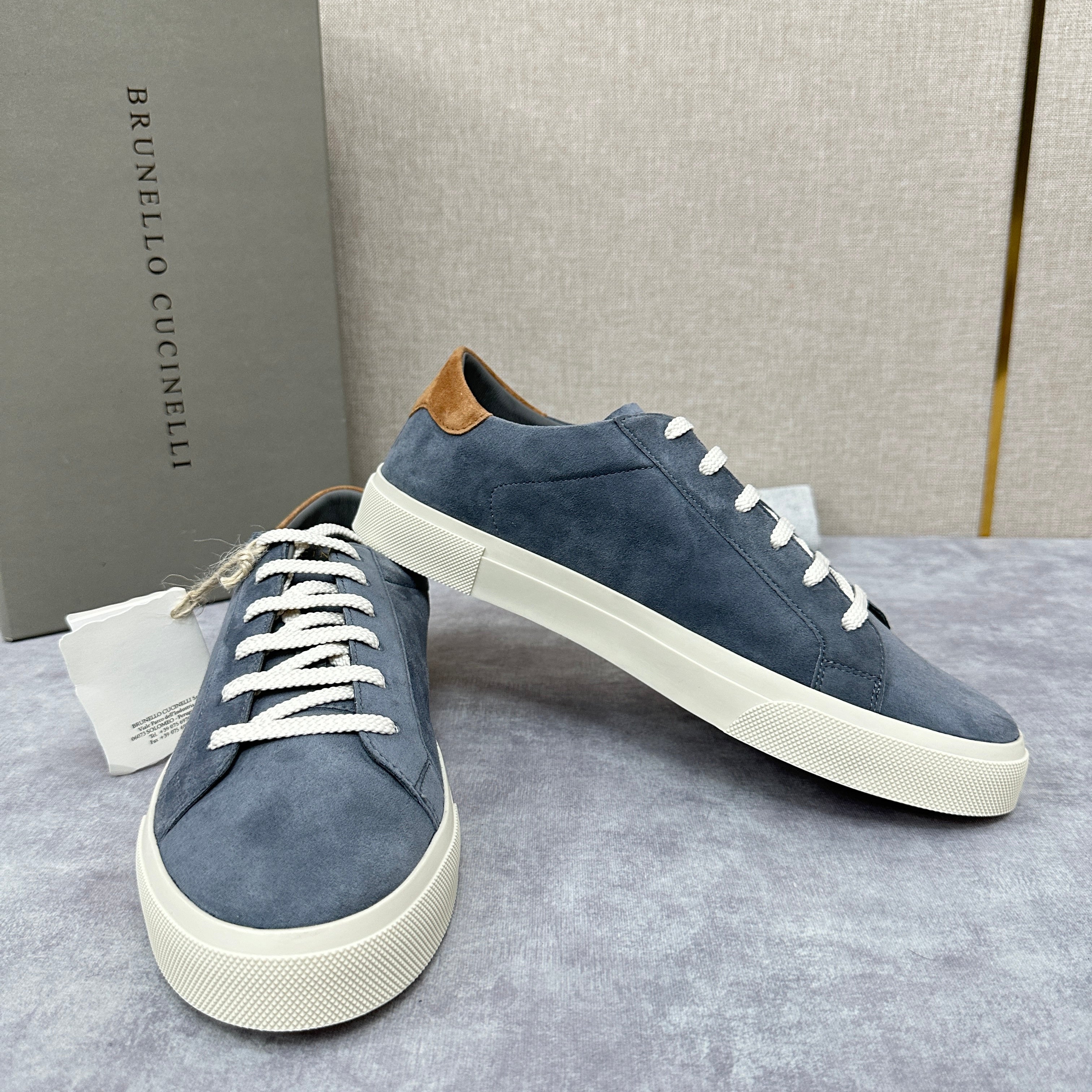 Grey, Blue Grey and Navy Blue Shoes