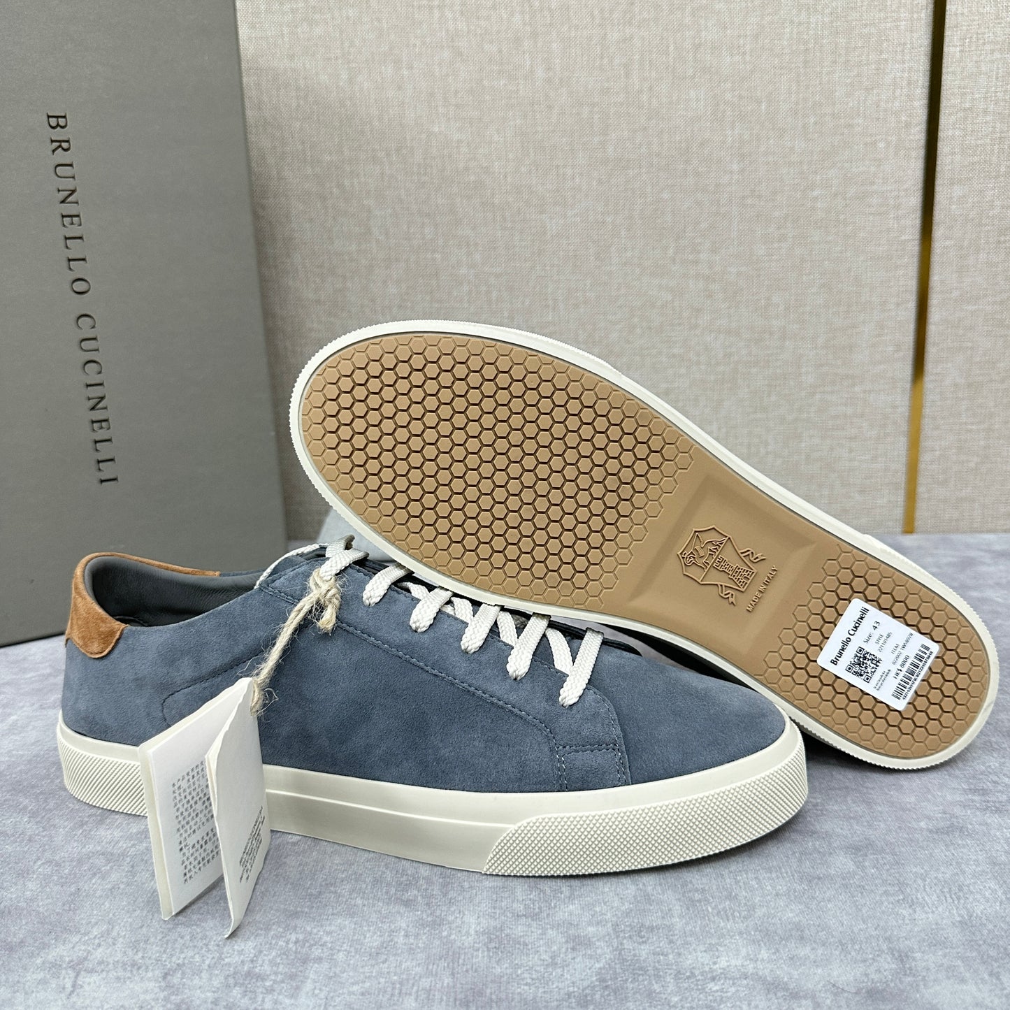 Grey, Blue Grey and Navy Blue Shoes