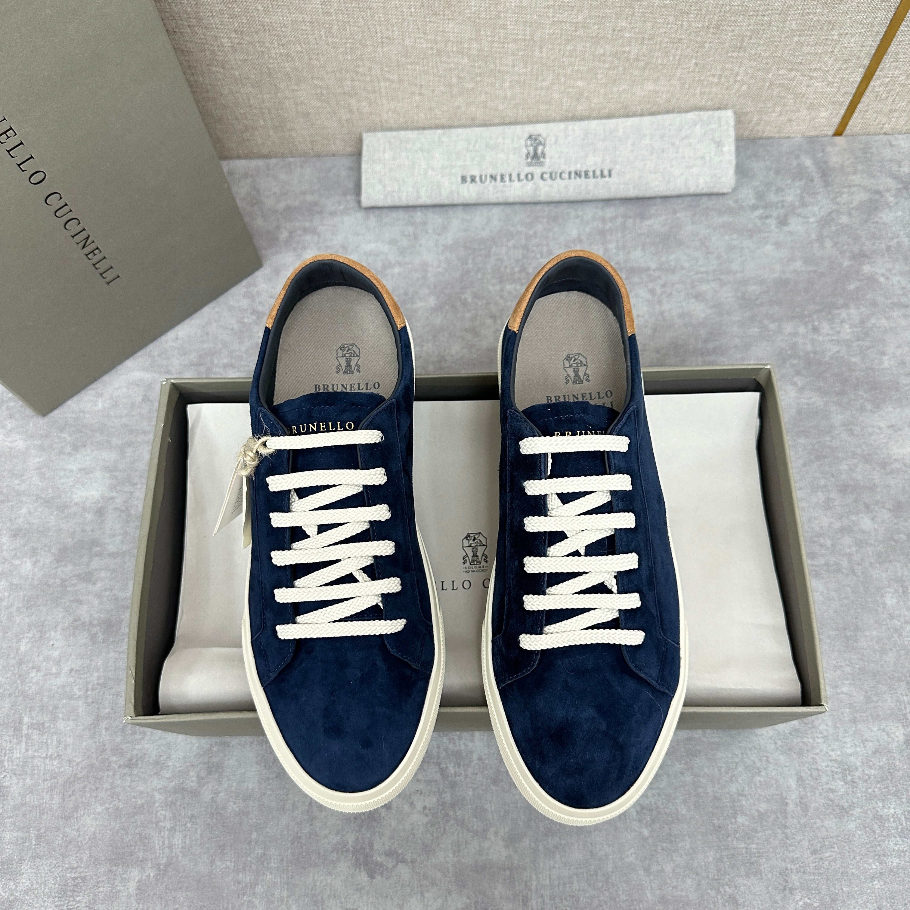 Grey, Blue Grey and Navy Blue Shoes