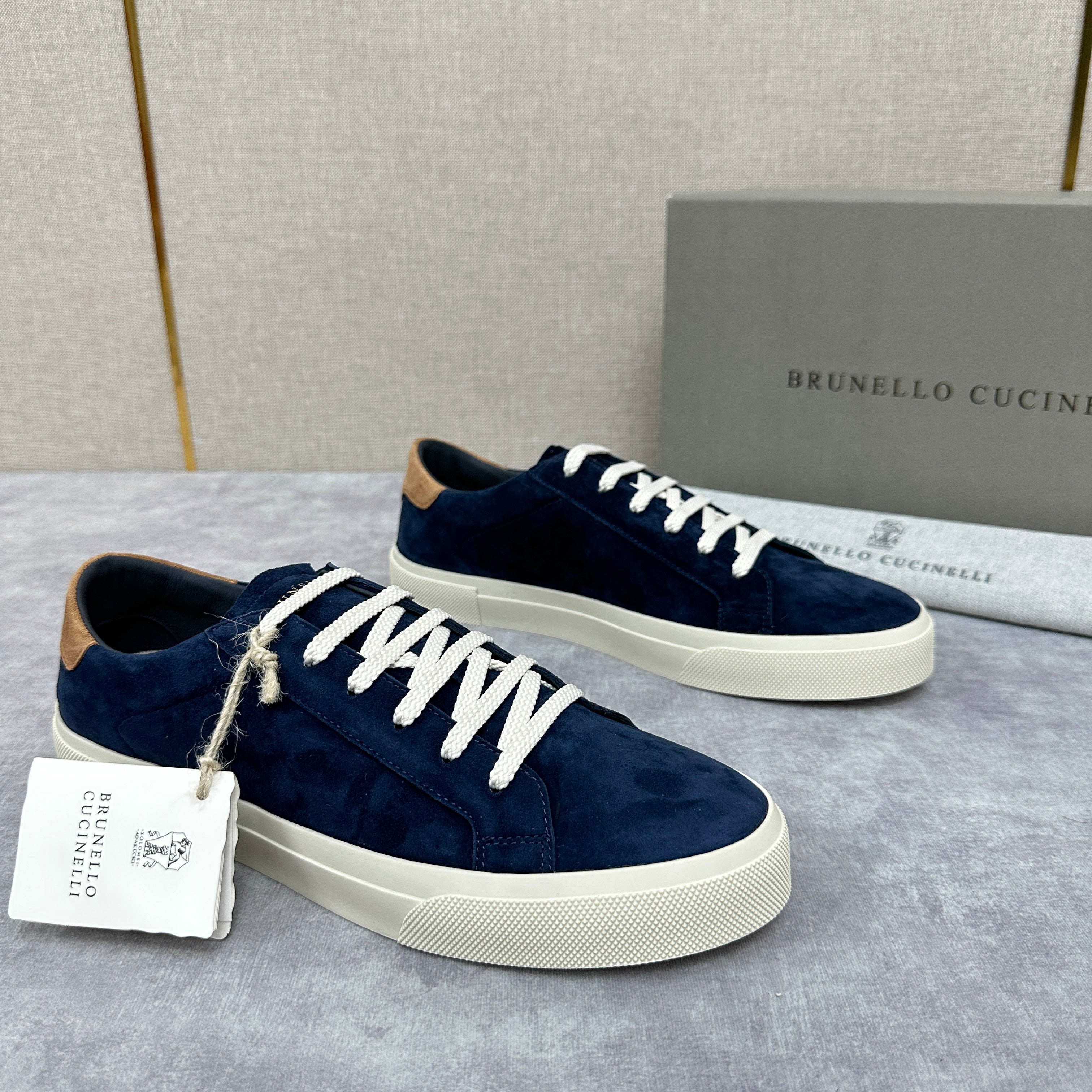 Grey, Blue Grey and Navy Blue Shoes