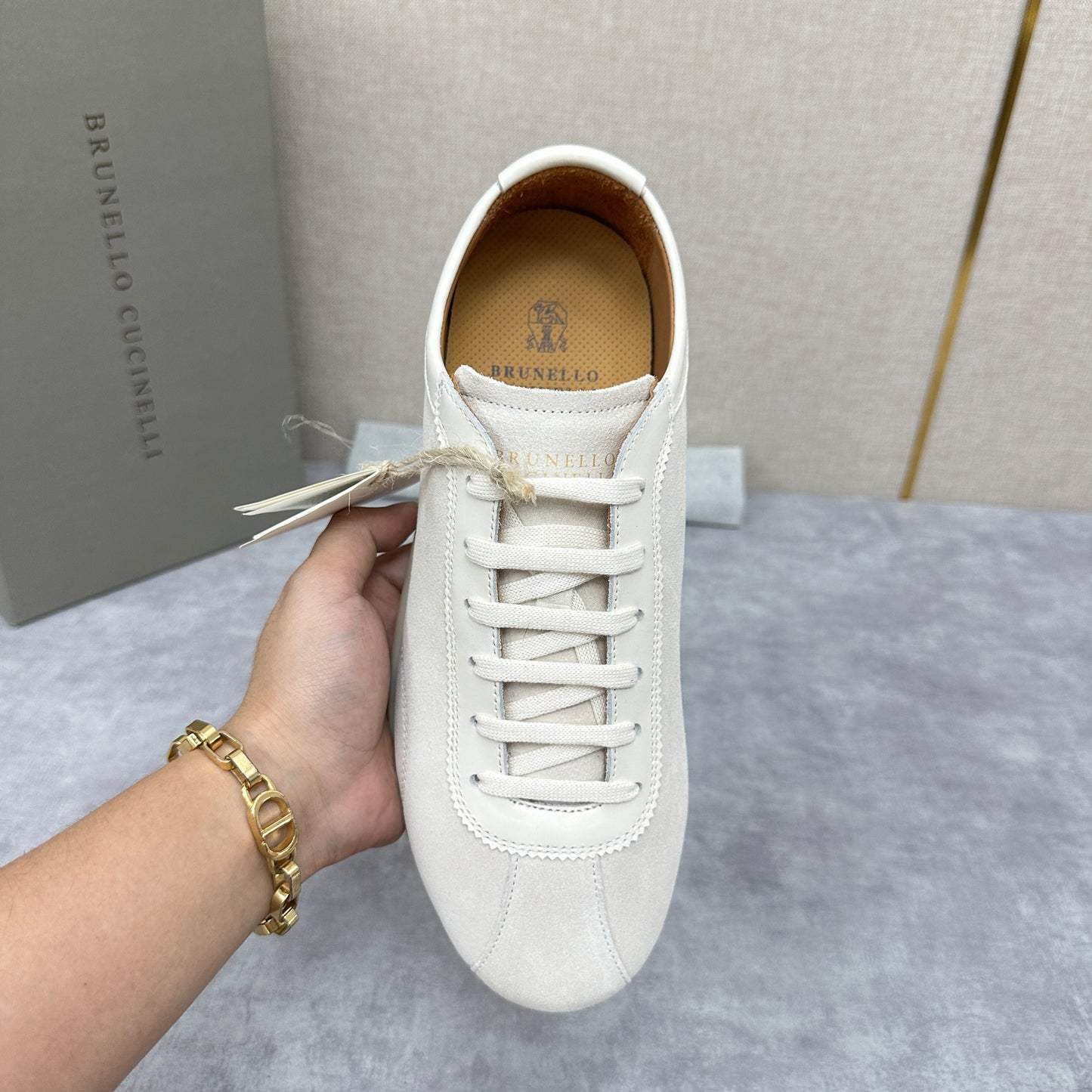 White, Grey and Black Shoes