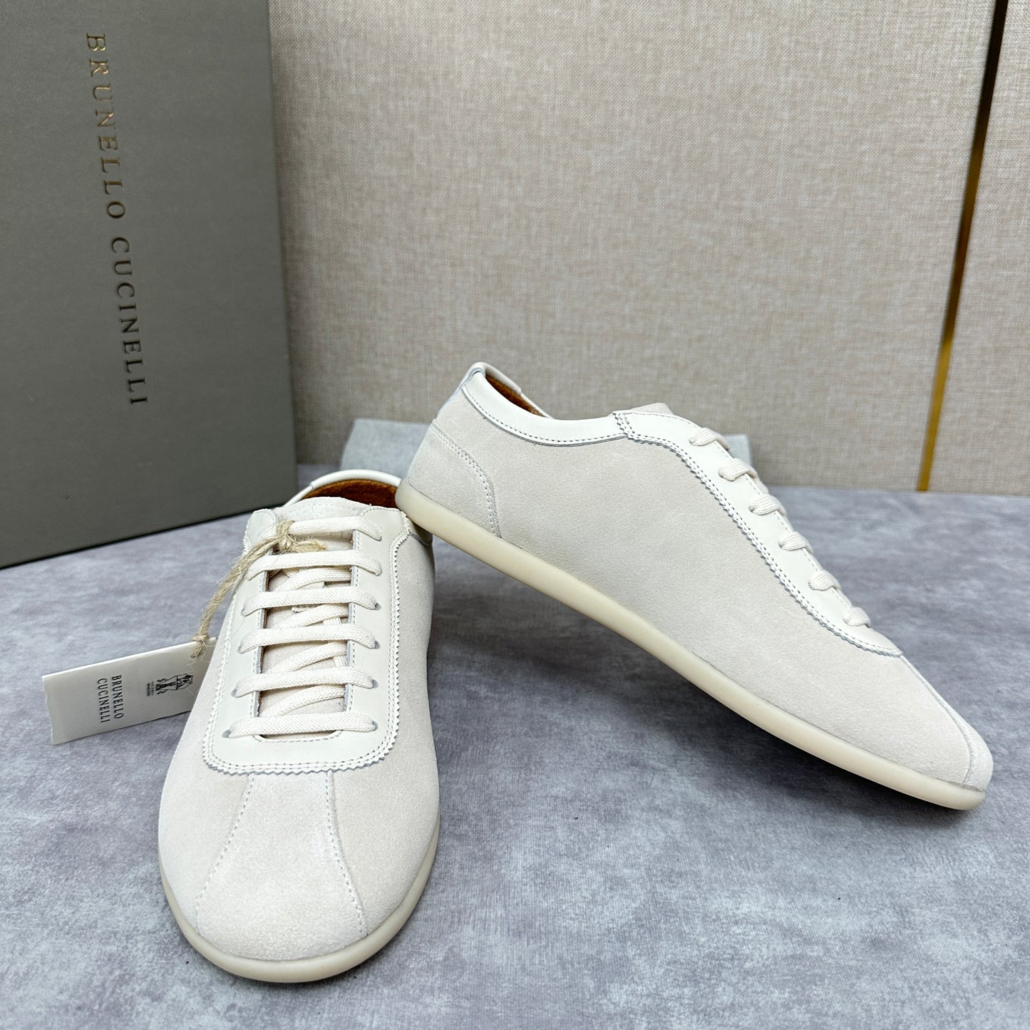 White, Grey and Black Shoes