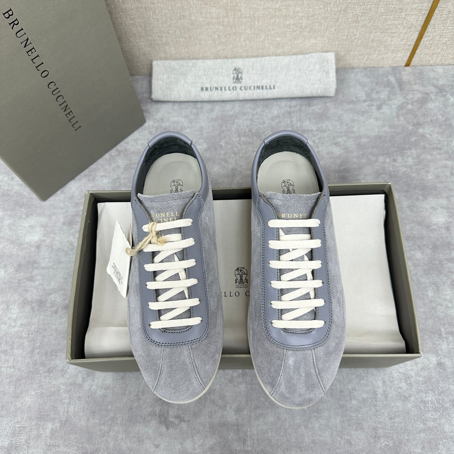 White, Grey and Black Shoes