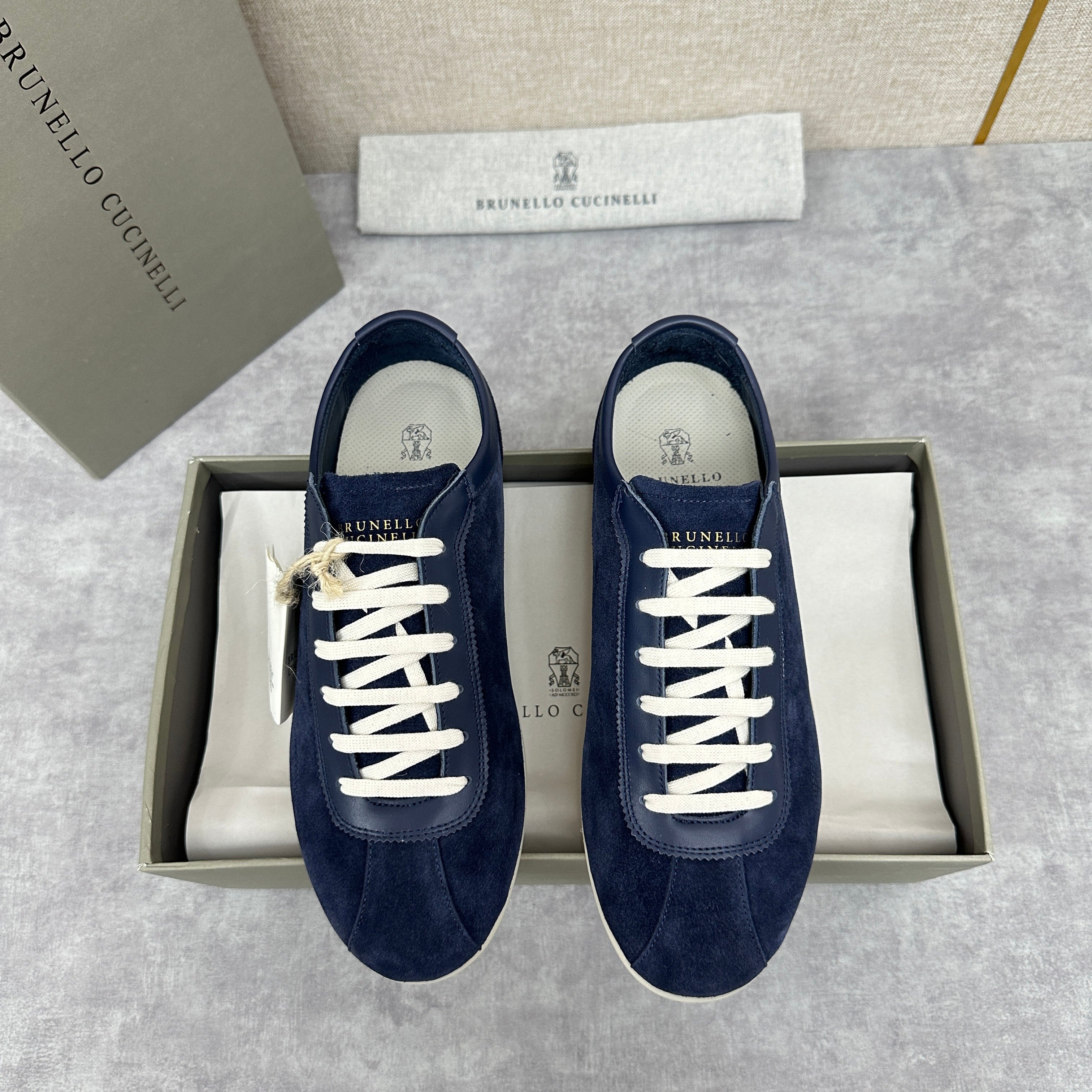 Olive Green, Navy Blue and Black Shoes