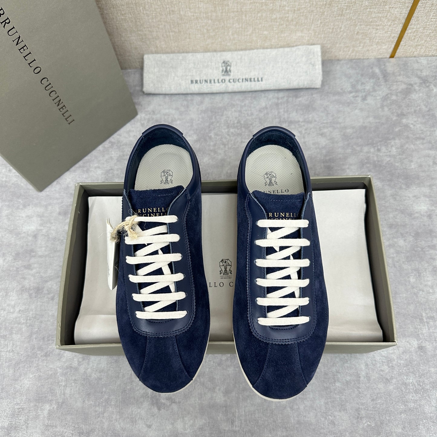 Olive Green, Navy Blue and Black Shoes