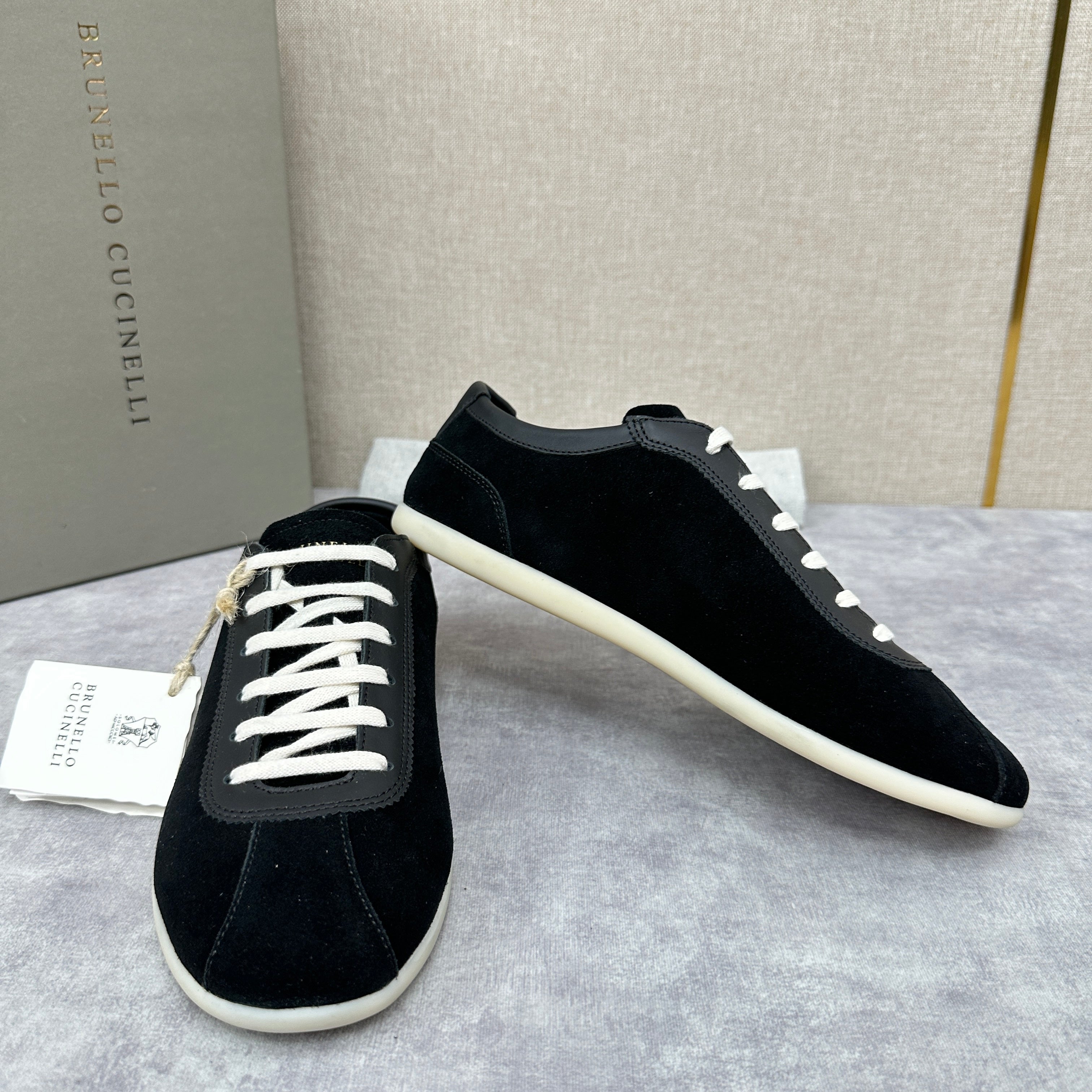 Olive Green, Navy Blue and Black Shoes