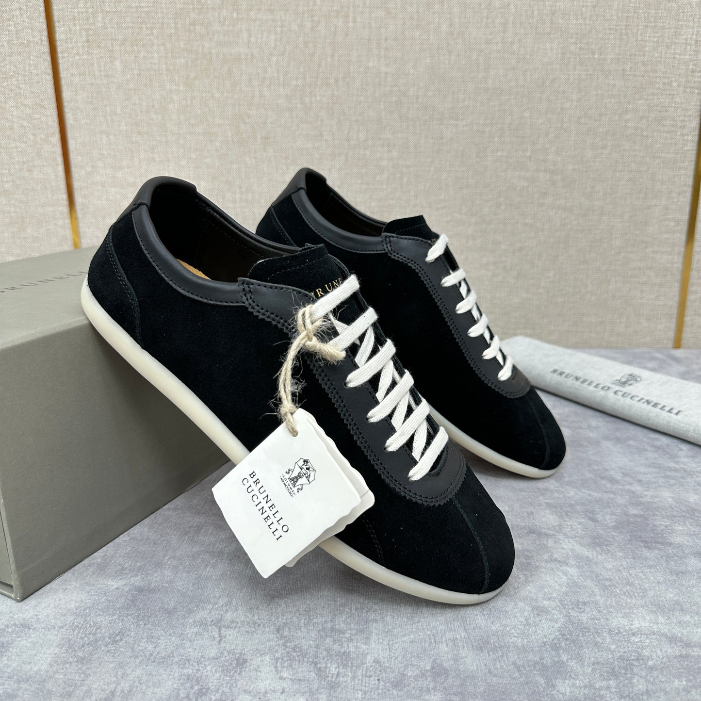 White, Grey and Black Shoes