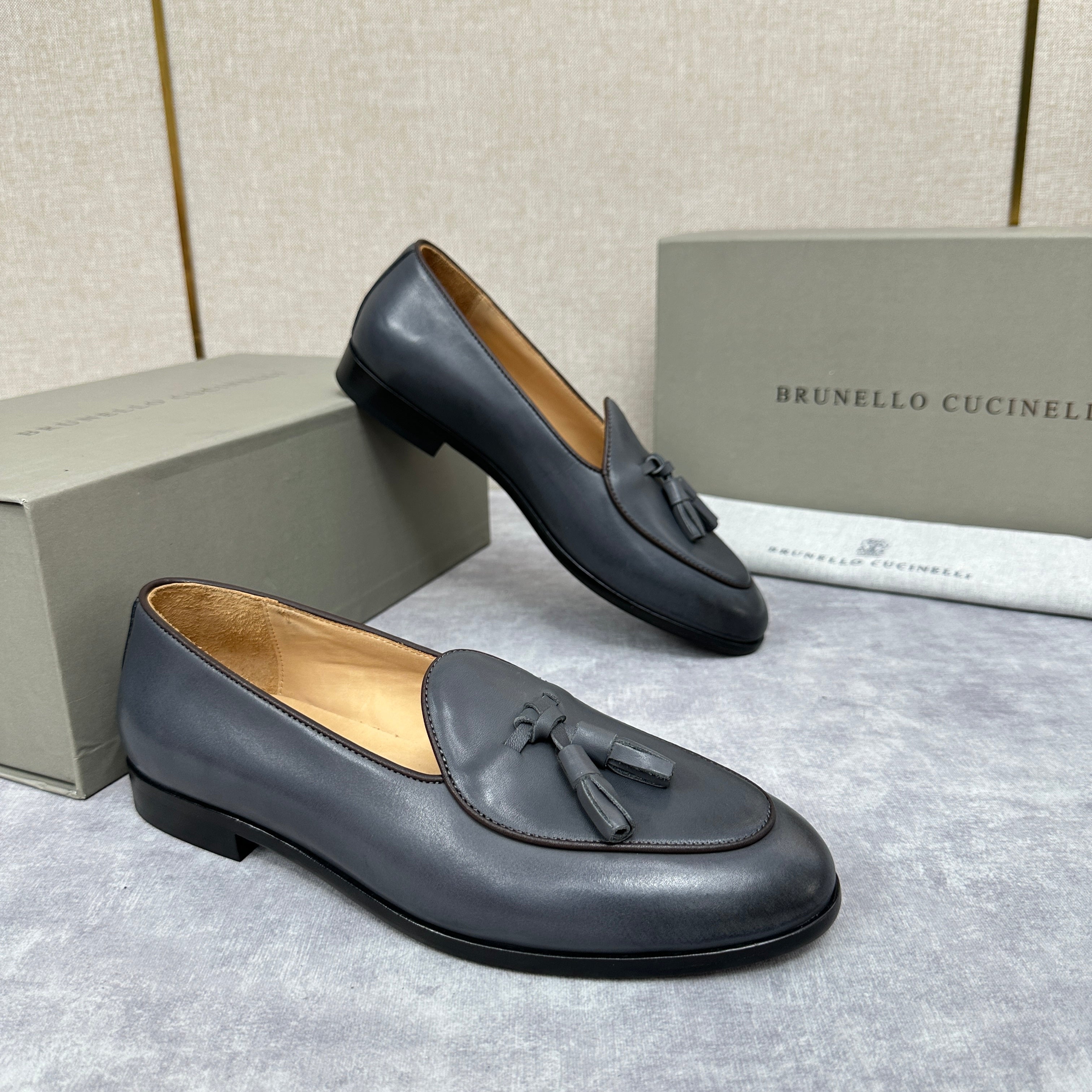 Black, Dark brown and Dark grey Shoes