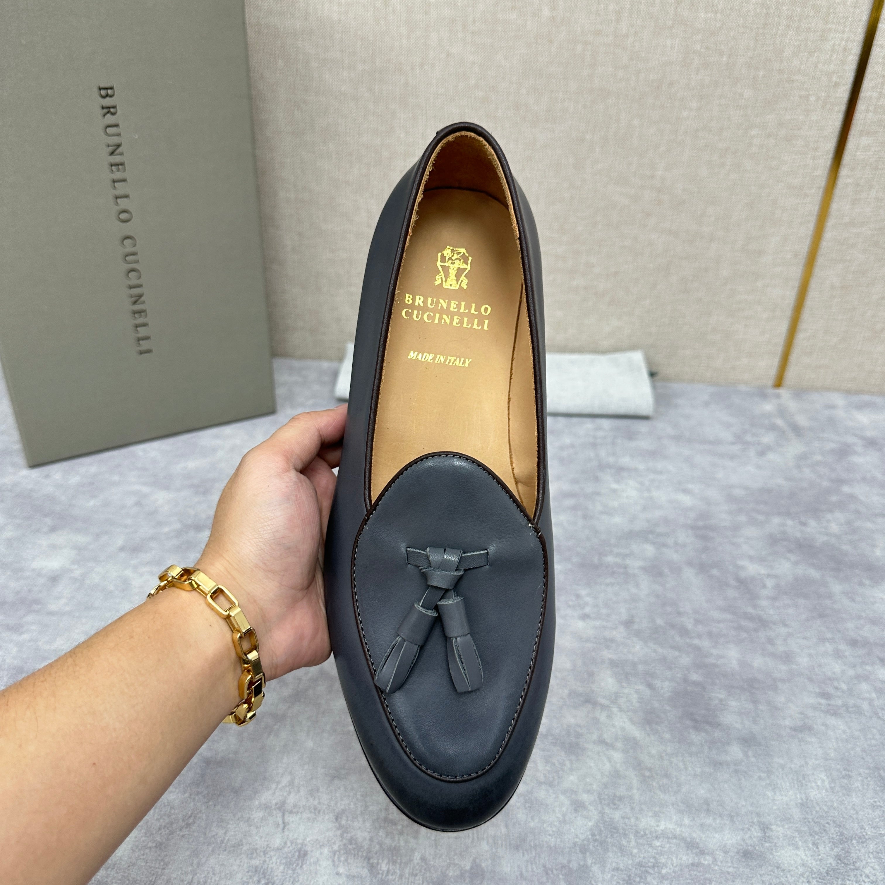 Black, Dark brown and Dark grey Shoes