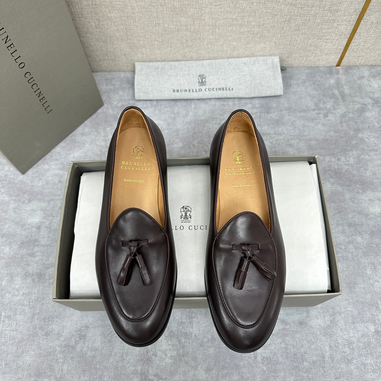 Black, Dark brown and Dark grey Shoes