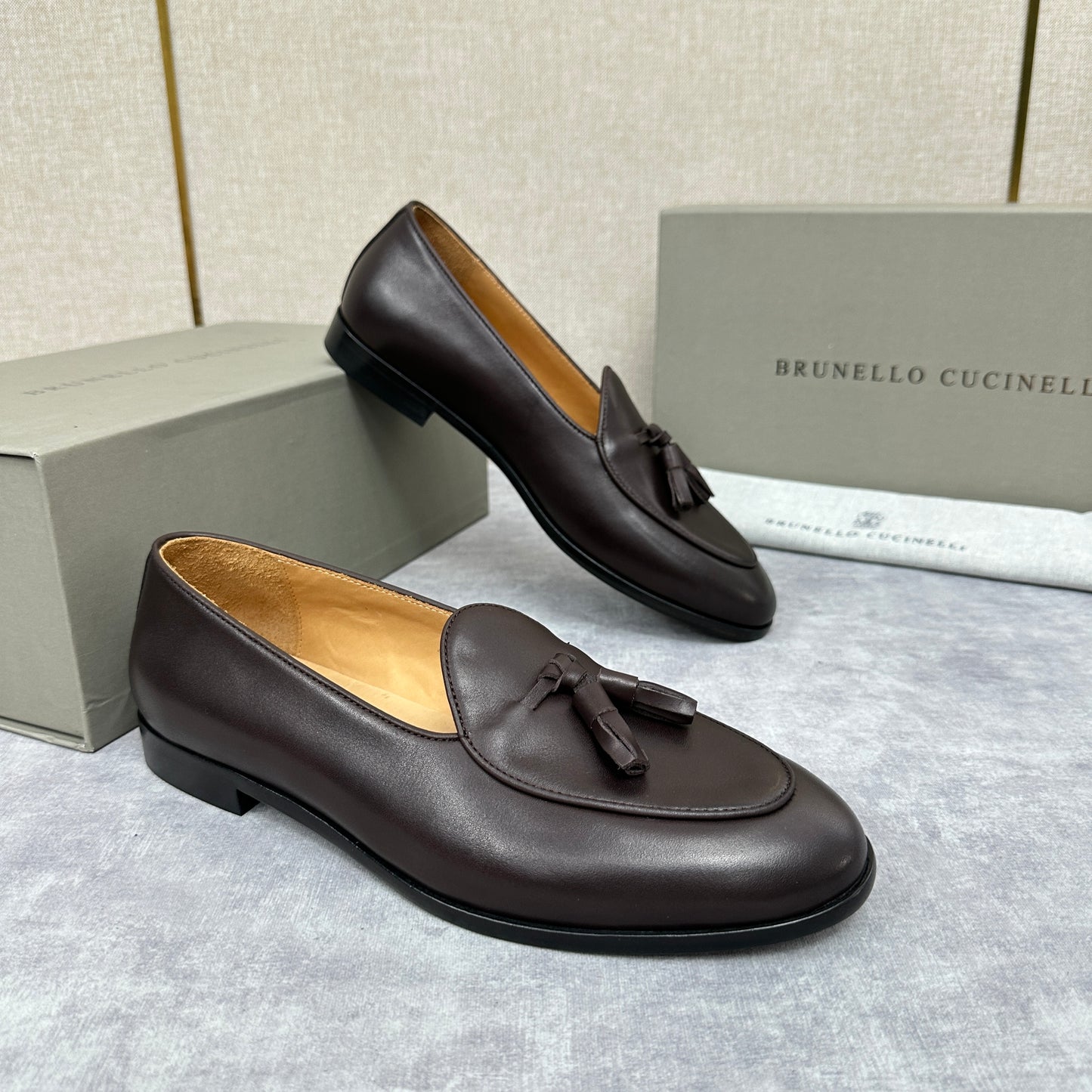 Black, Dark brown and Dark grey Shoes