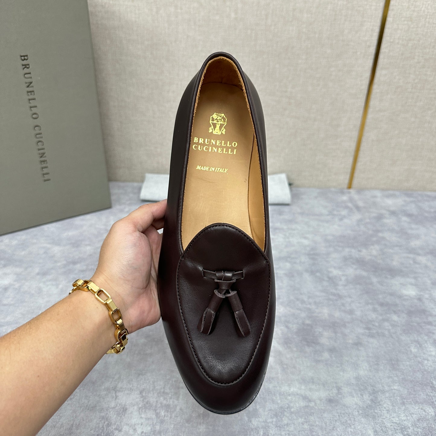 Black, Dark brown and Dark grey Shoes