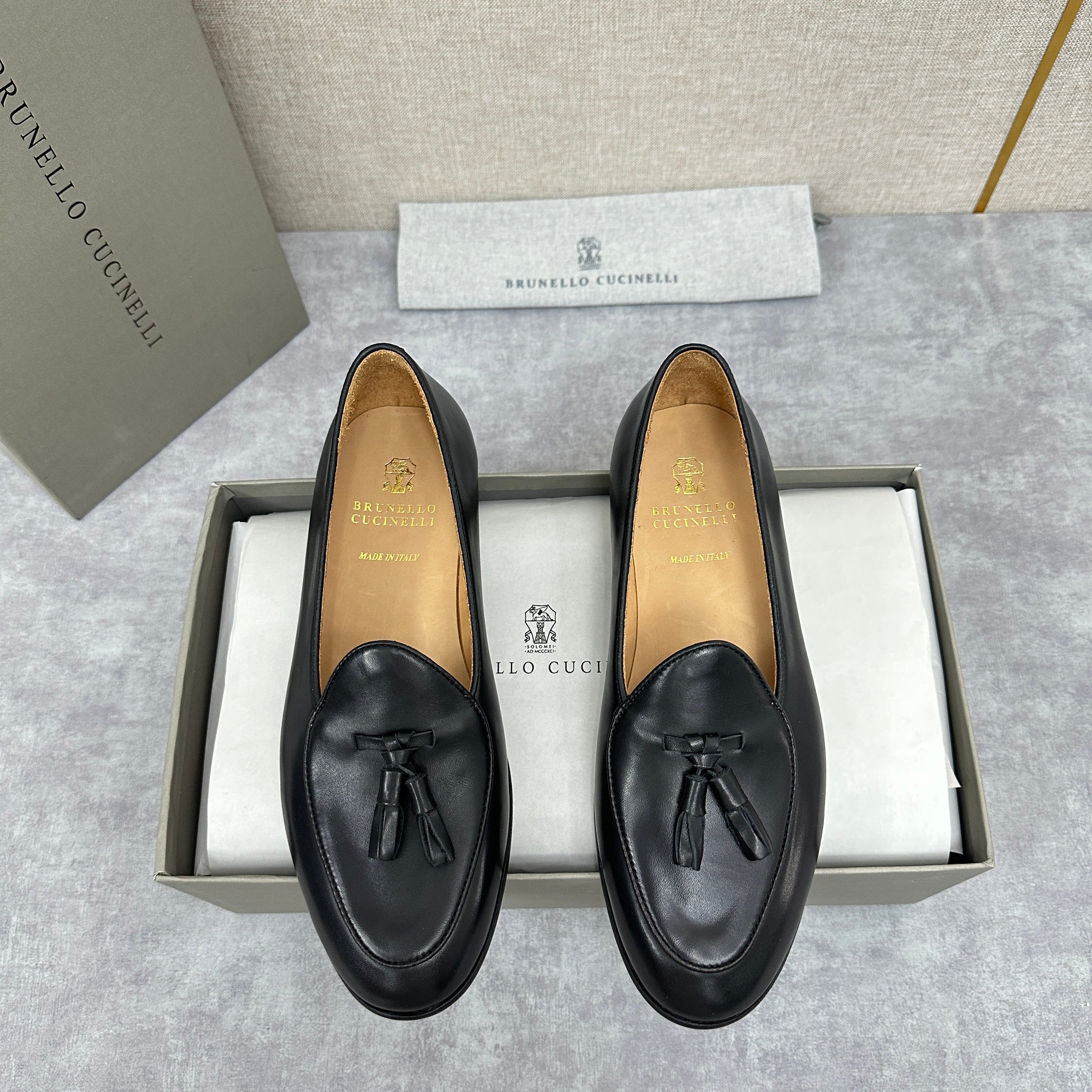 Black, Dark brown and Dark grey Shoes