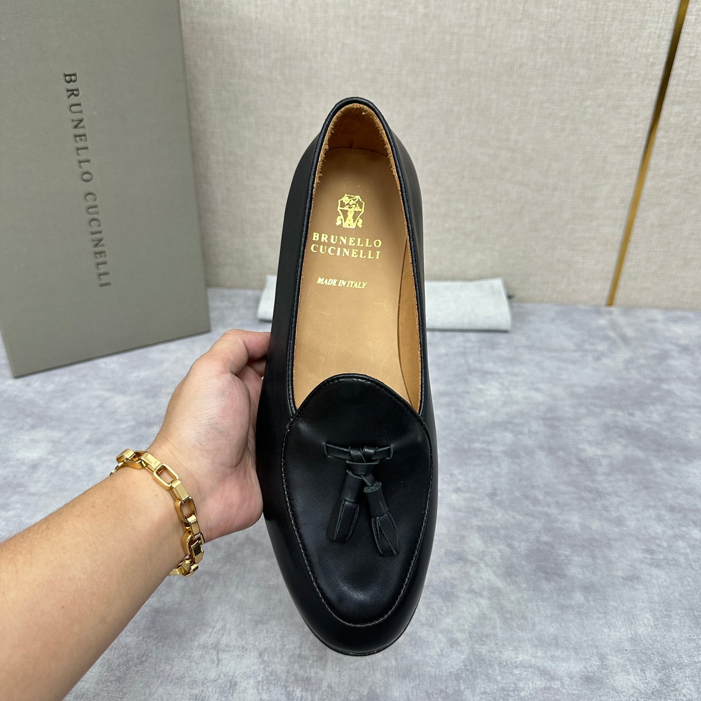 Black, Dark brown and Dark grey Shoes