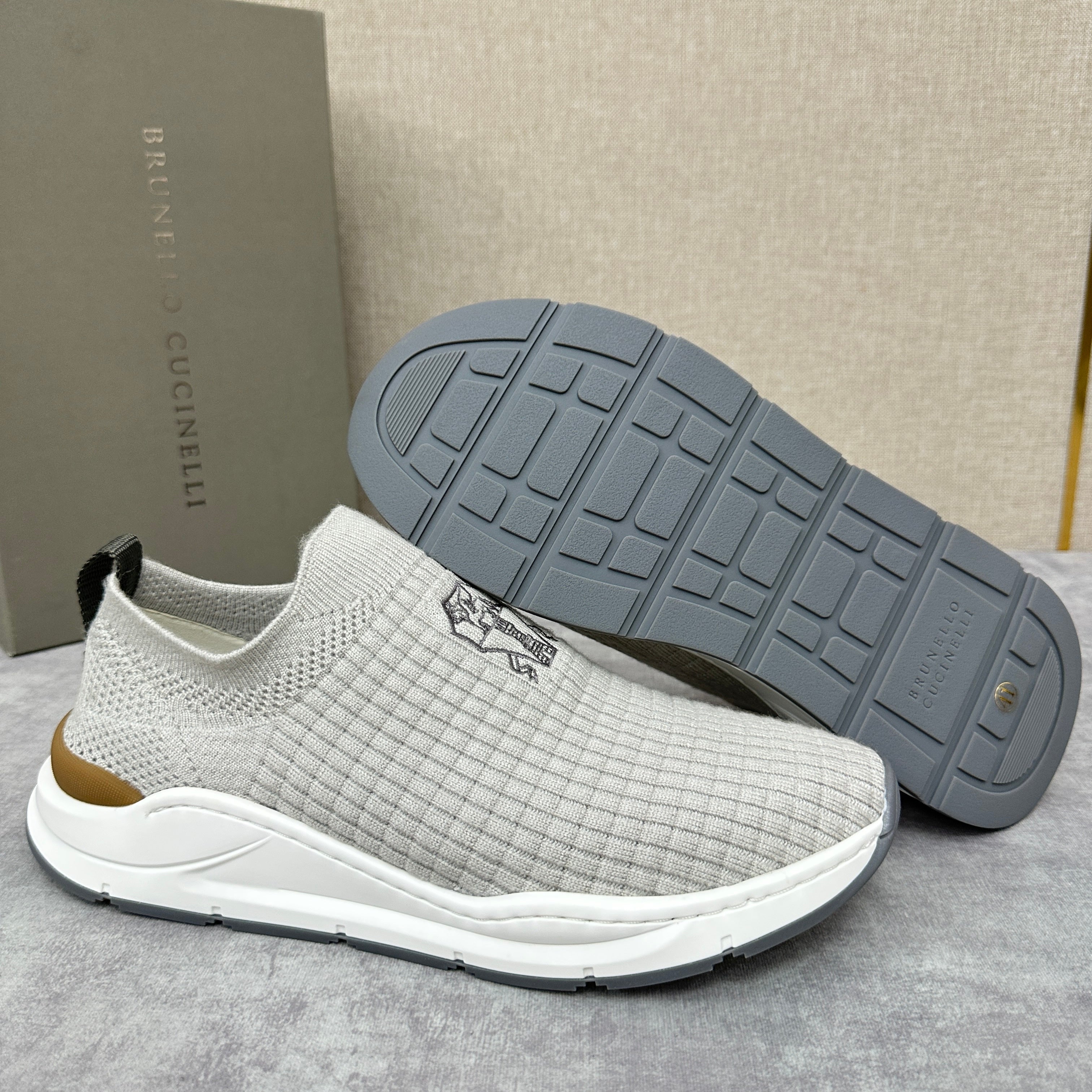 Grey, Blue and Black Shoes