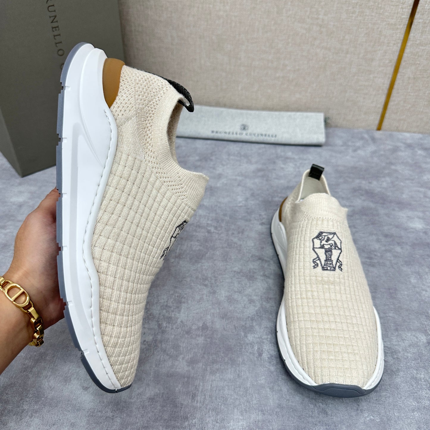 Light grey, Sky blue, Green, Blue and Black Shoes