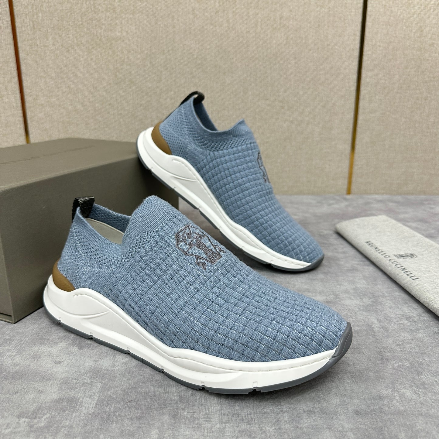 Light grey, Sky blue, Green, Blue and Black Shoes