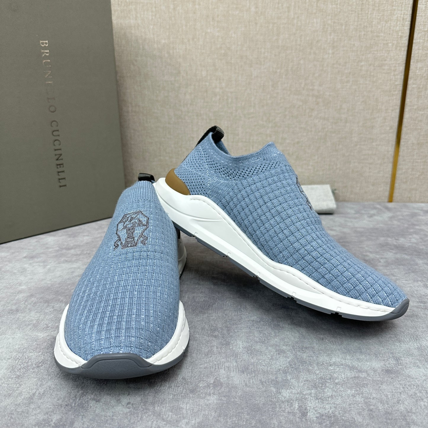 Light grey, Sky blue, Green, Blue and Black Shoes