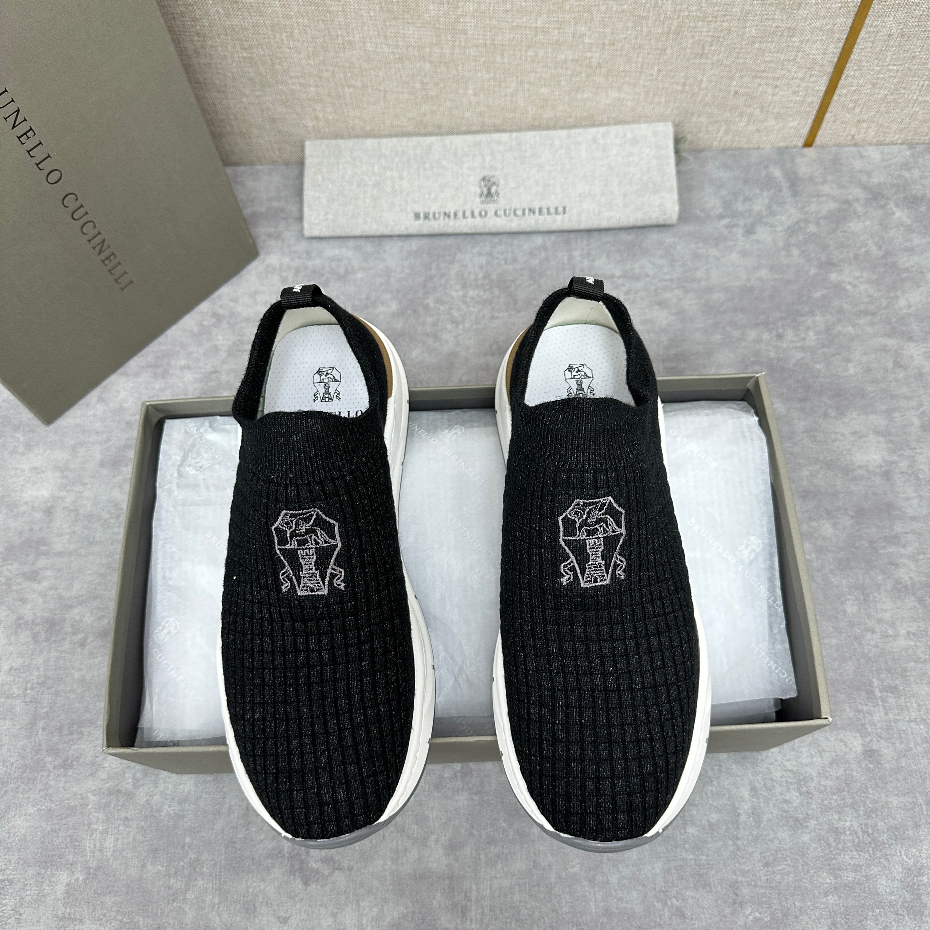 Grey, Blue and Black Shoes