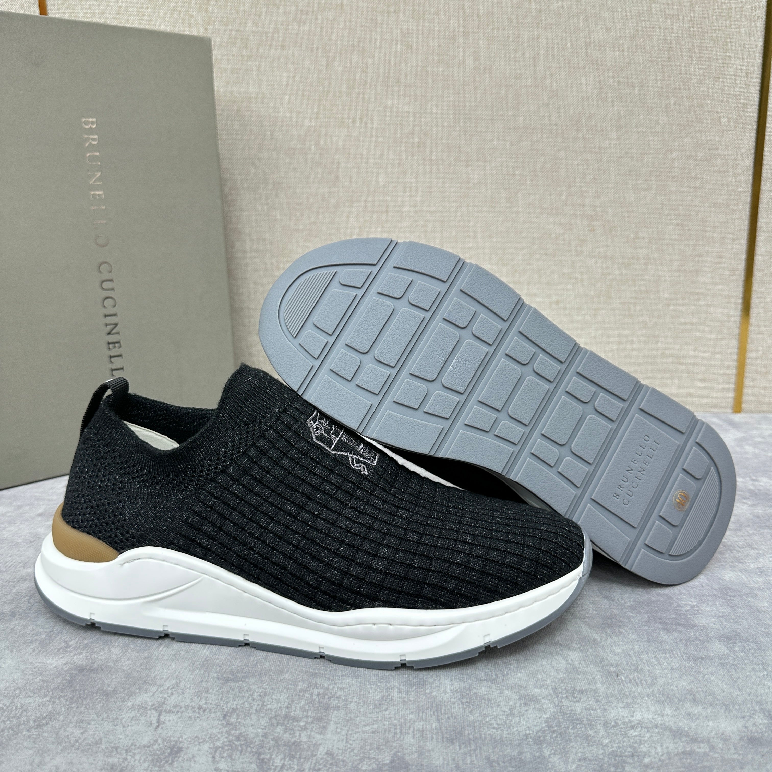 Grey, Blue and Black Shoes