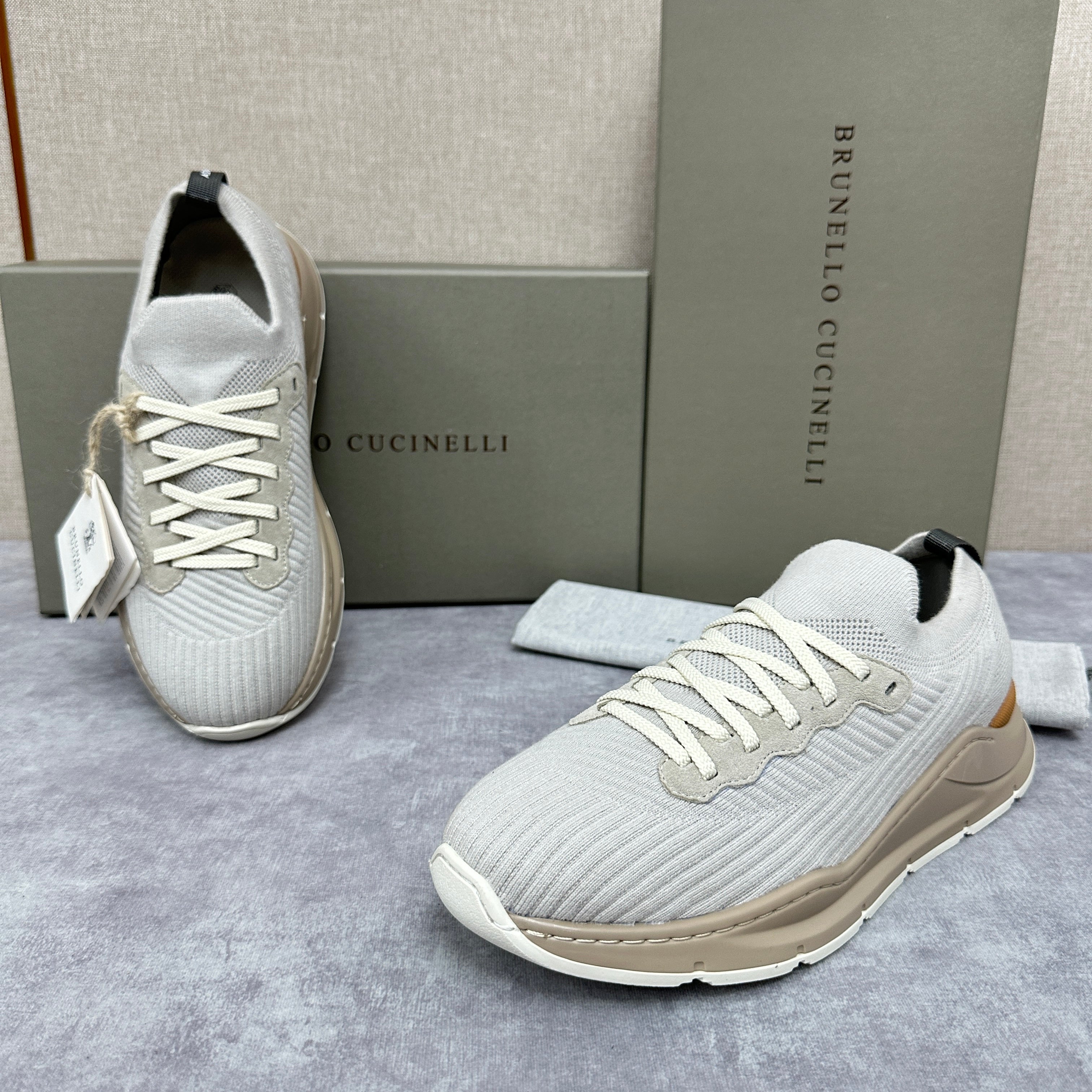 Grey, Dark grey, Blue and Black Shoes