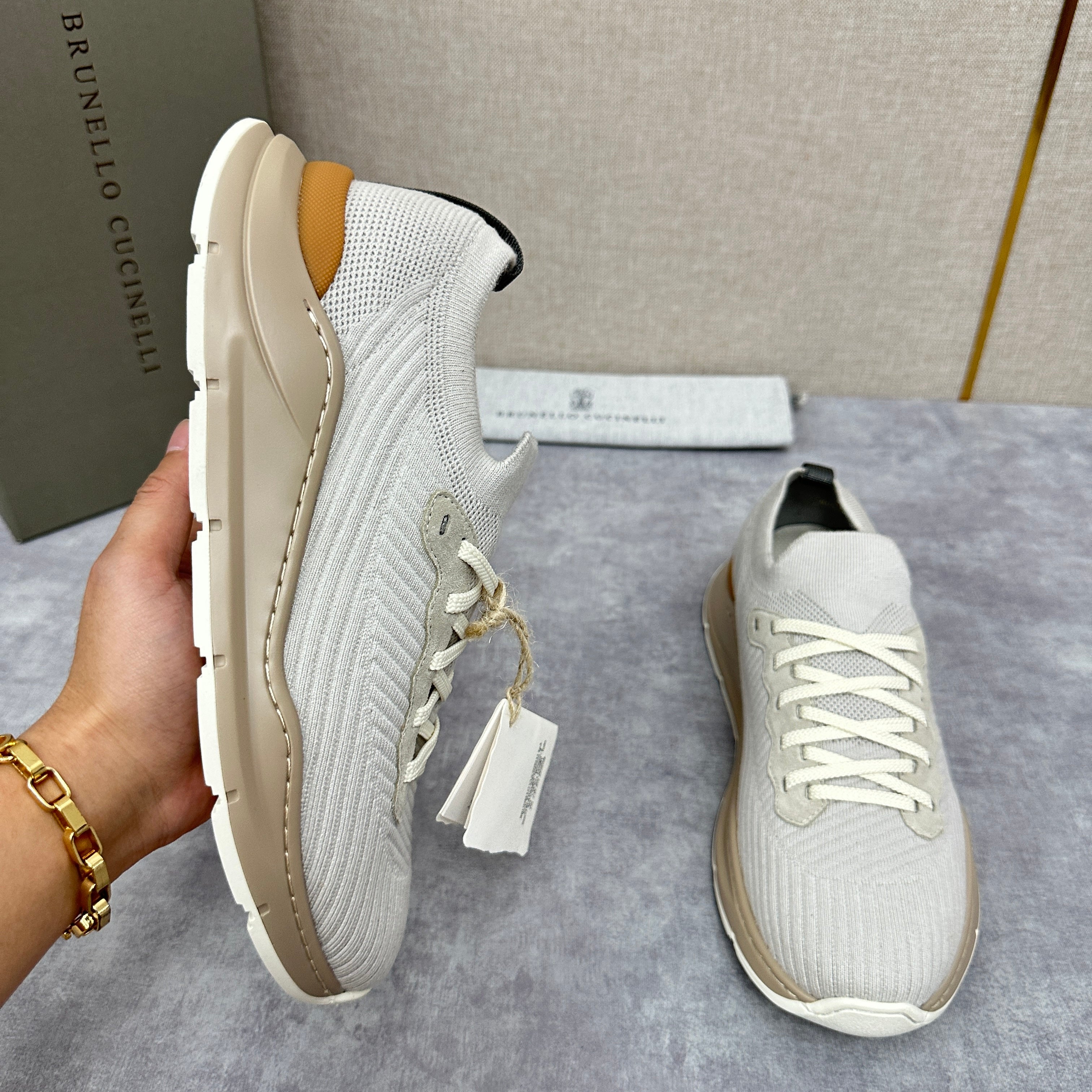 Grey, Dark grey, Blue and Black Shoes
