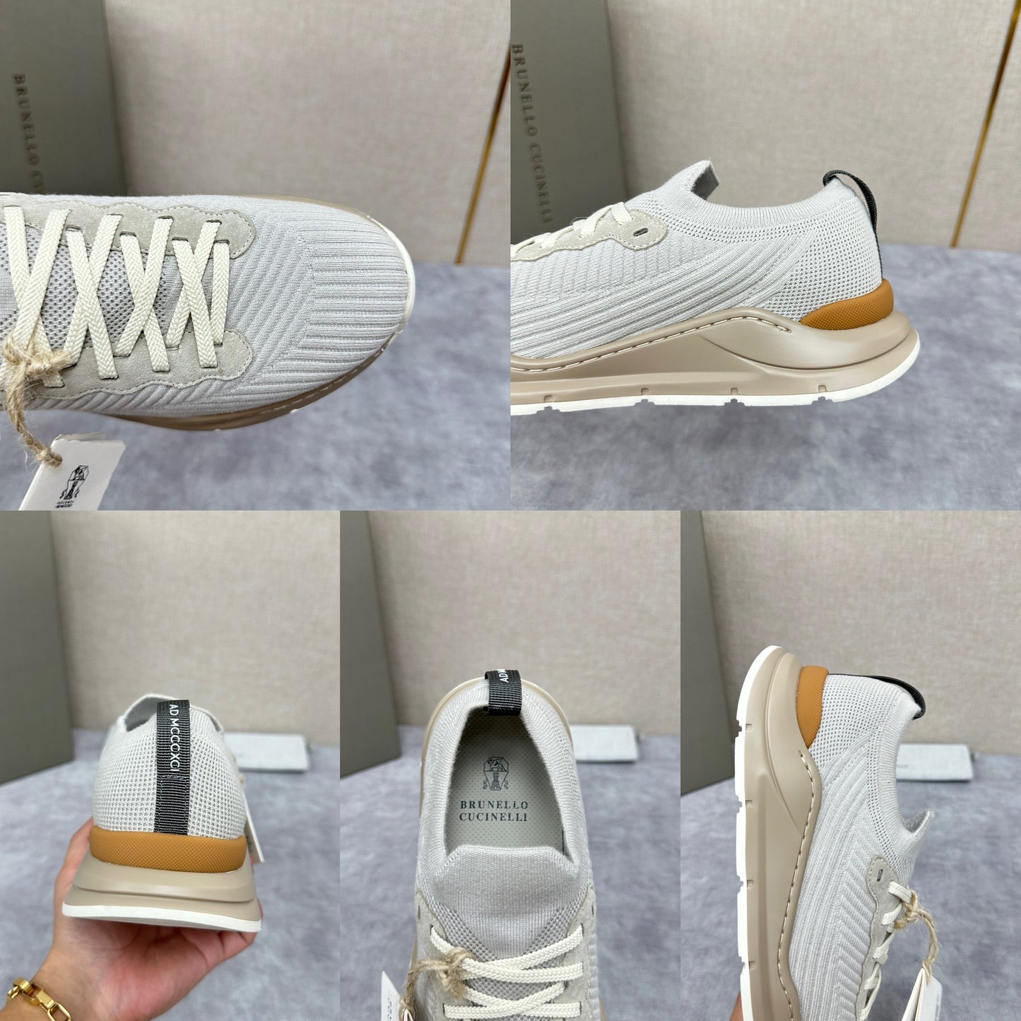 Grey, Dark grey, Blue and Black Shoes