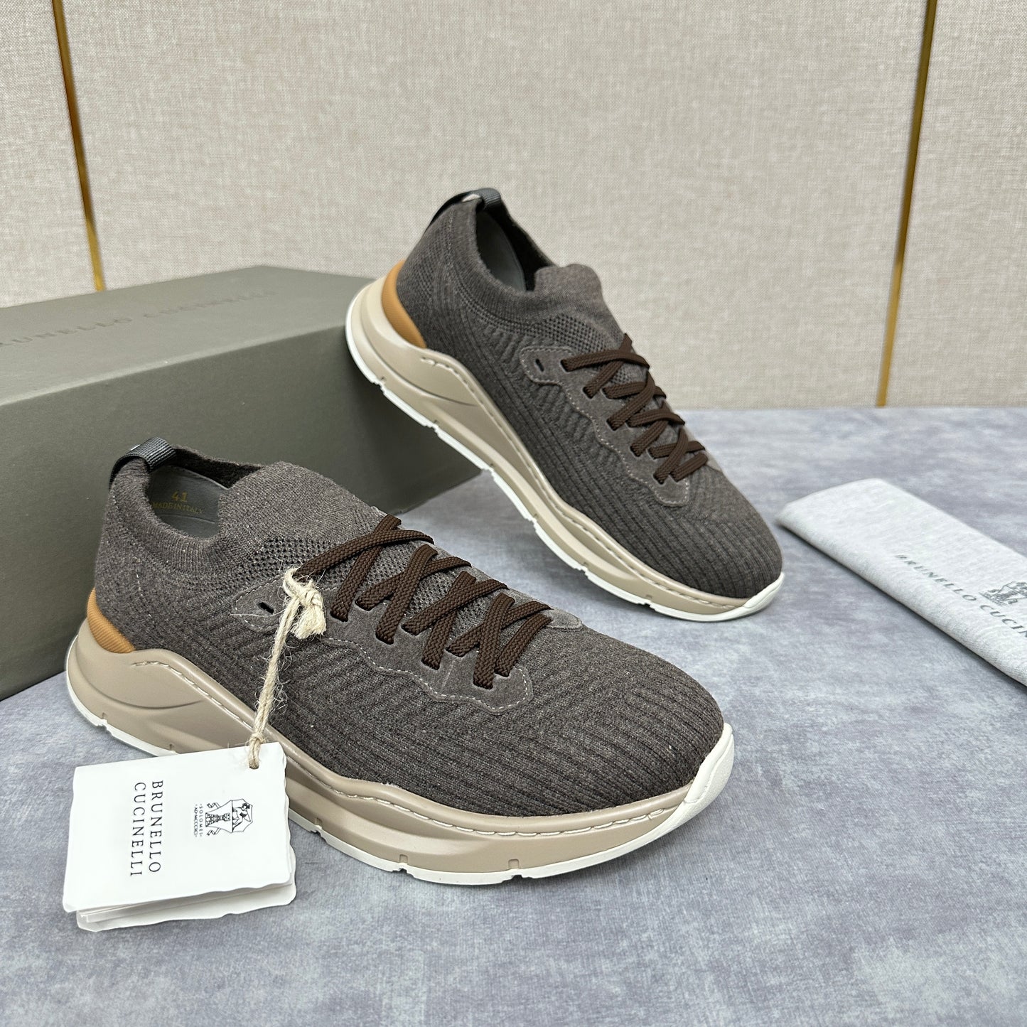 Dark grey and Black Shoes - FashionHype.xyz