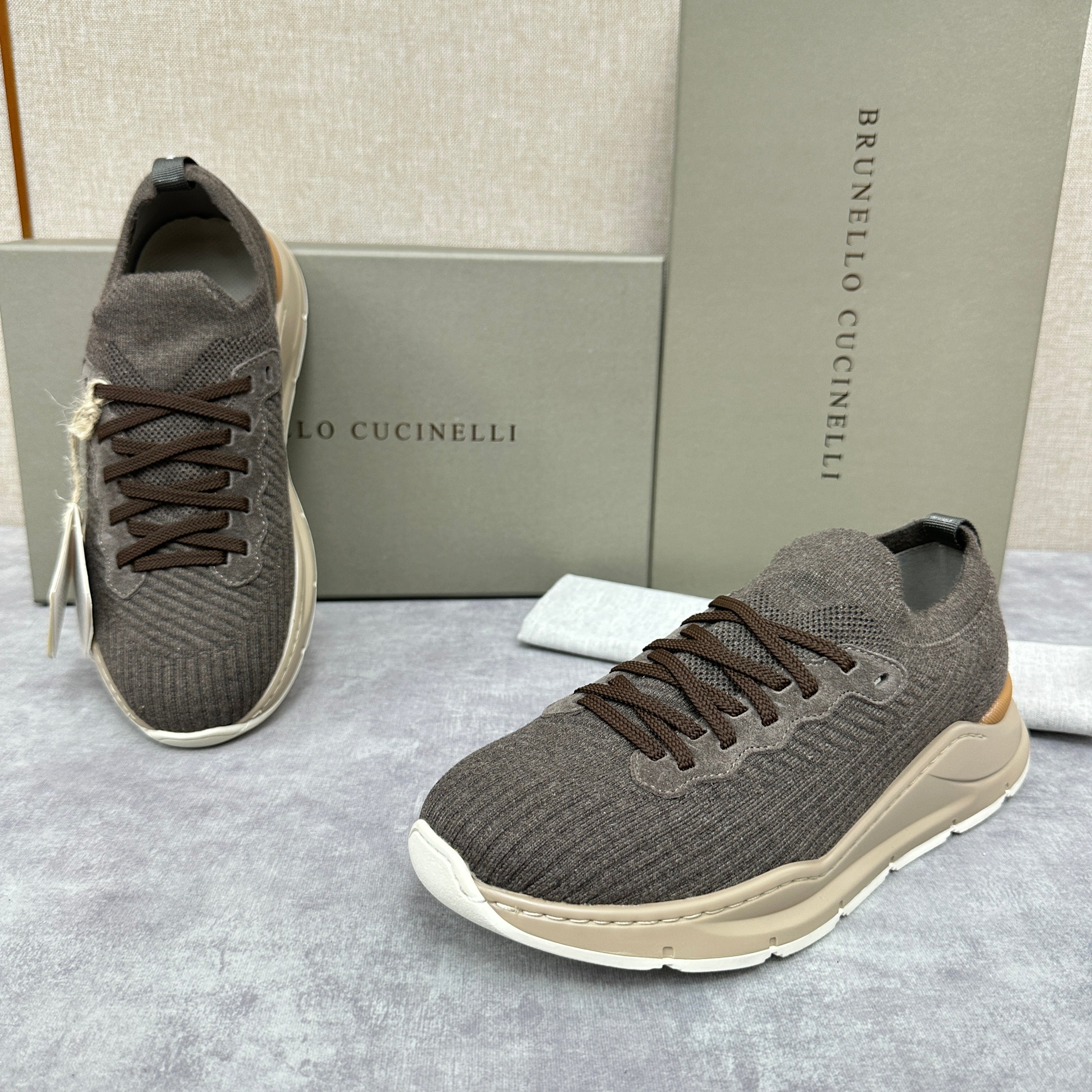 Dark grey and Black Shoes - FashionHype.xyz