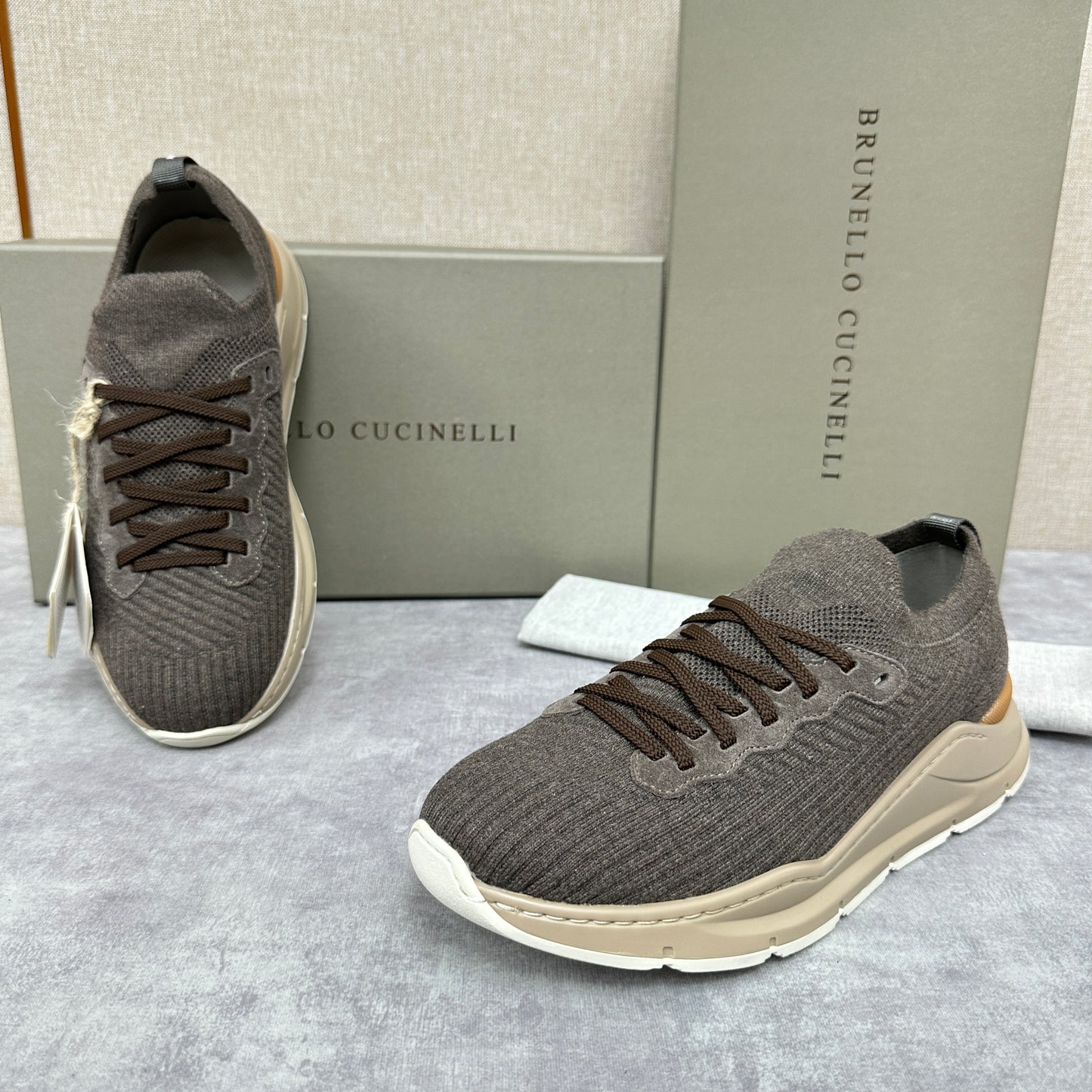 Dark grey and Black Shoes - FashionHype.xyz