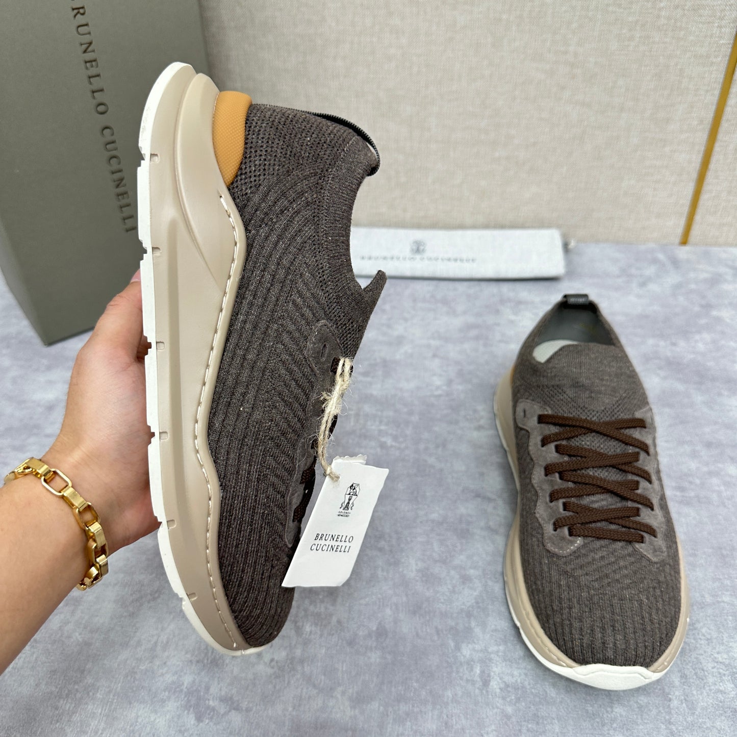 Dark grey and Black Shoes - FashionHype.xyz