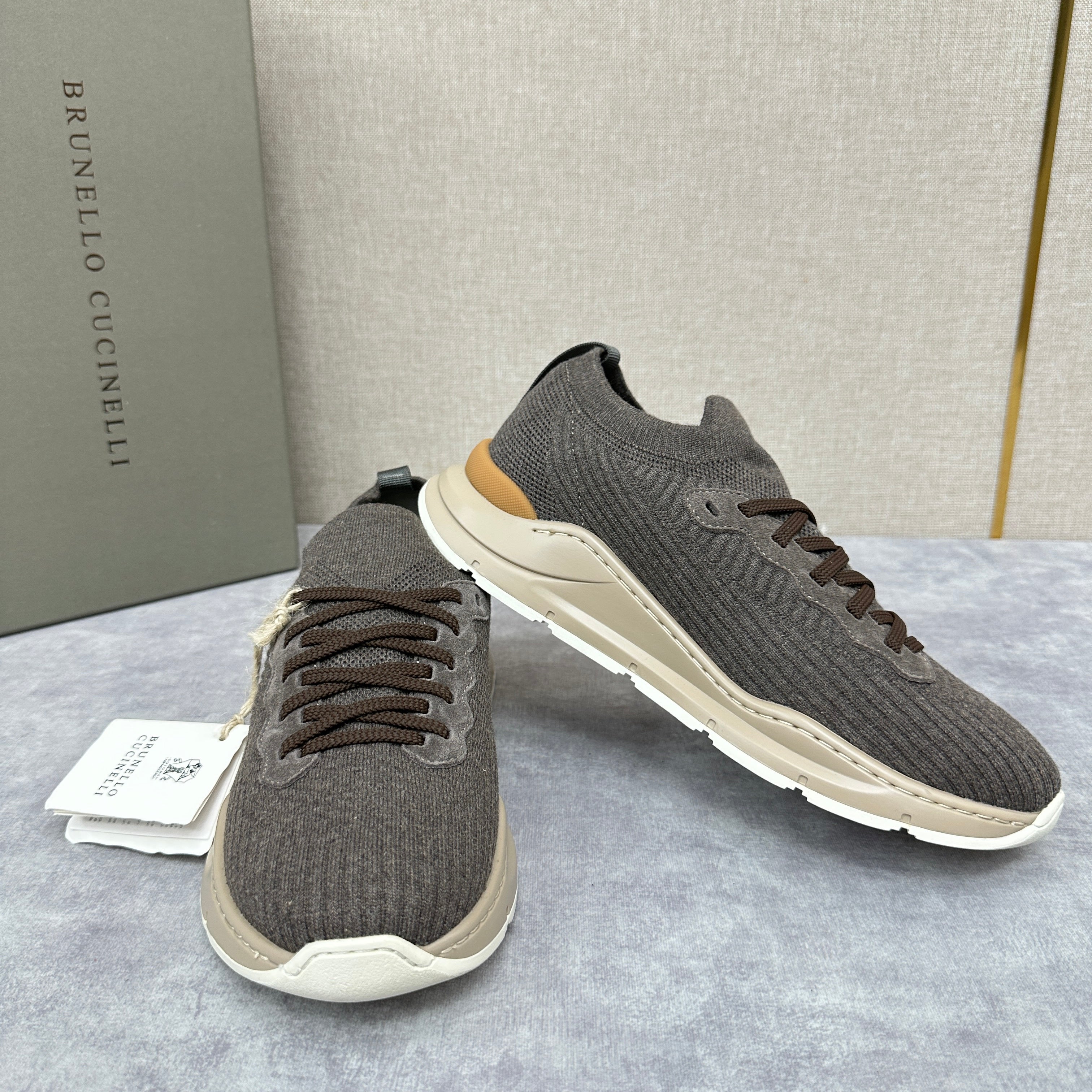 Dark grey and Black Shoes - FashionHype.xyz