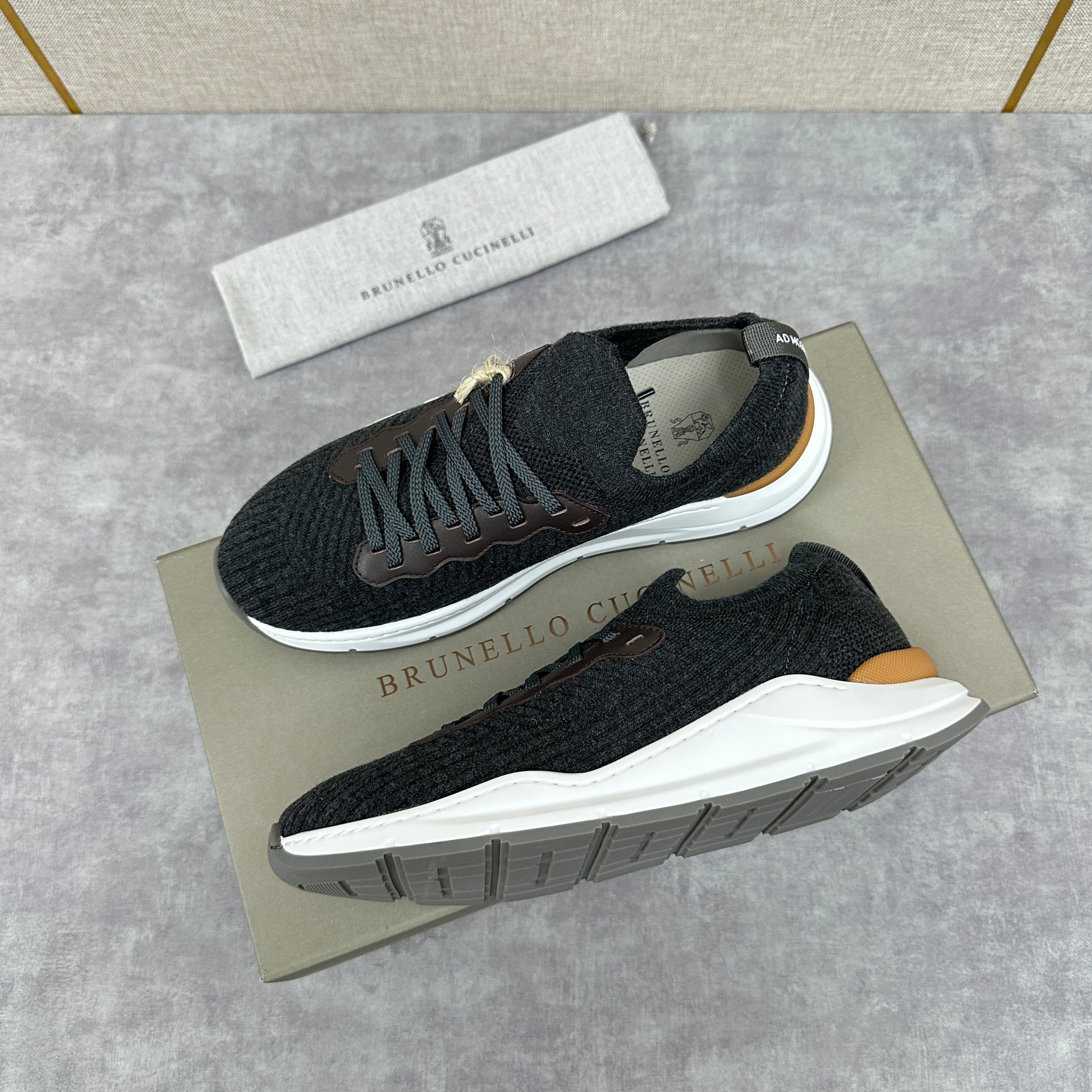 Dark grey and Black Shoes - FashionHype.xyz